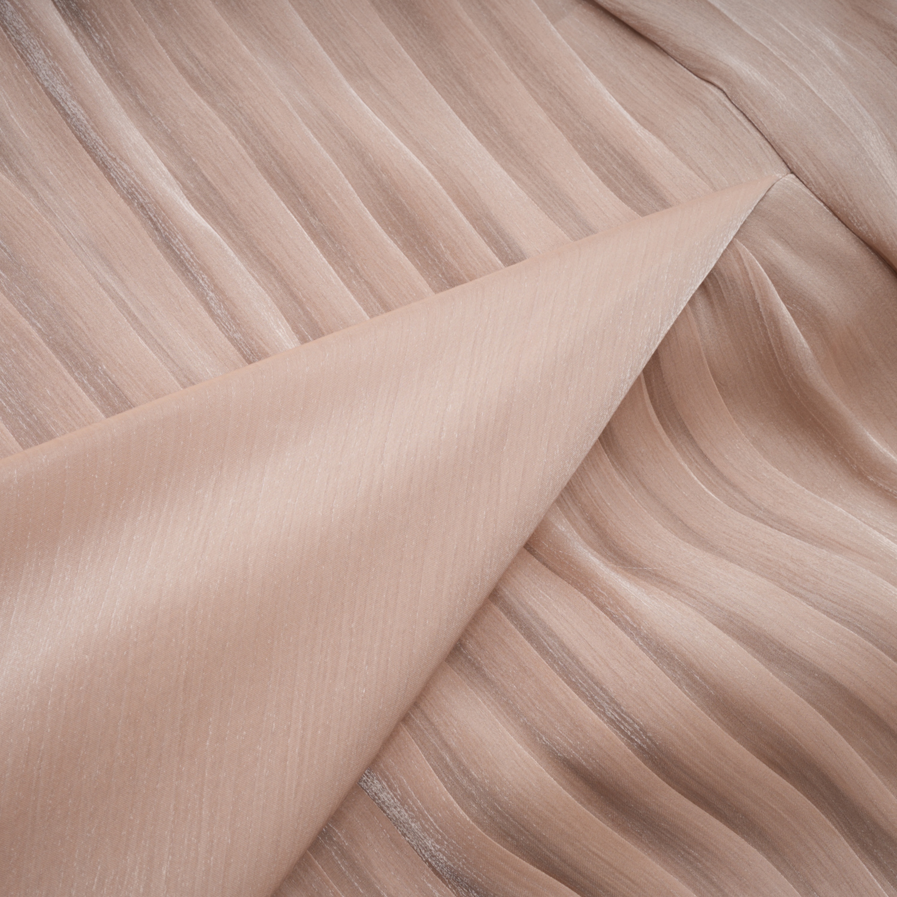 Bruna Gold Embellished Ruched Asymmetrical Maxi Dress