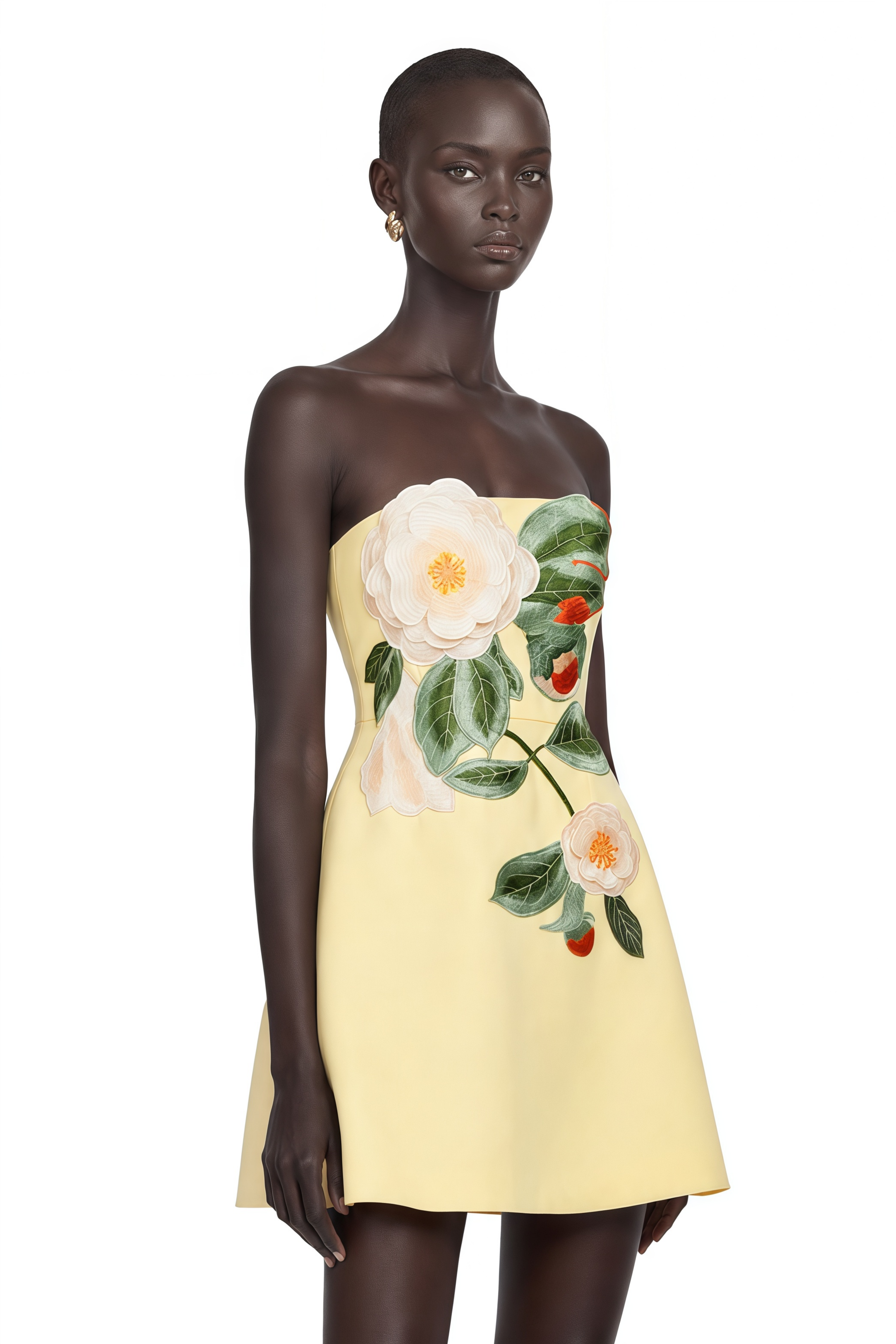 yellow floral a line dress Abigail Embroidered Mini Yellow S Hang Or Line Dry solid Movie Review - 'Bachelorette' Color:SAGE