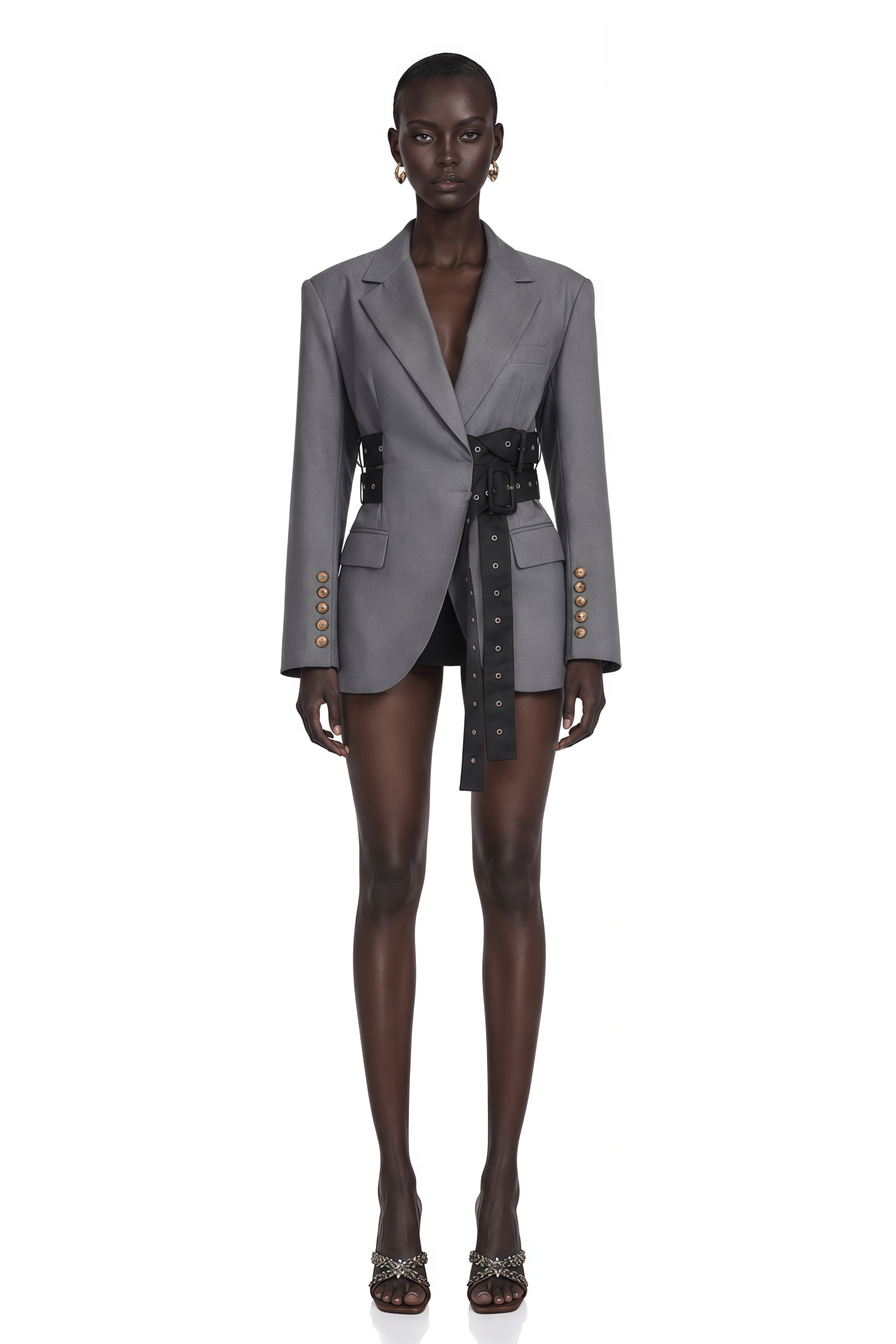 Thérèse Belted Waist Blazer