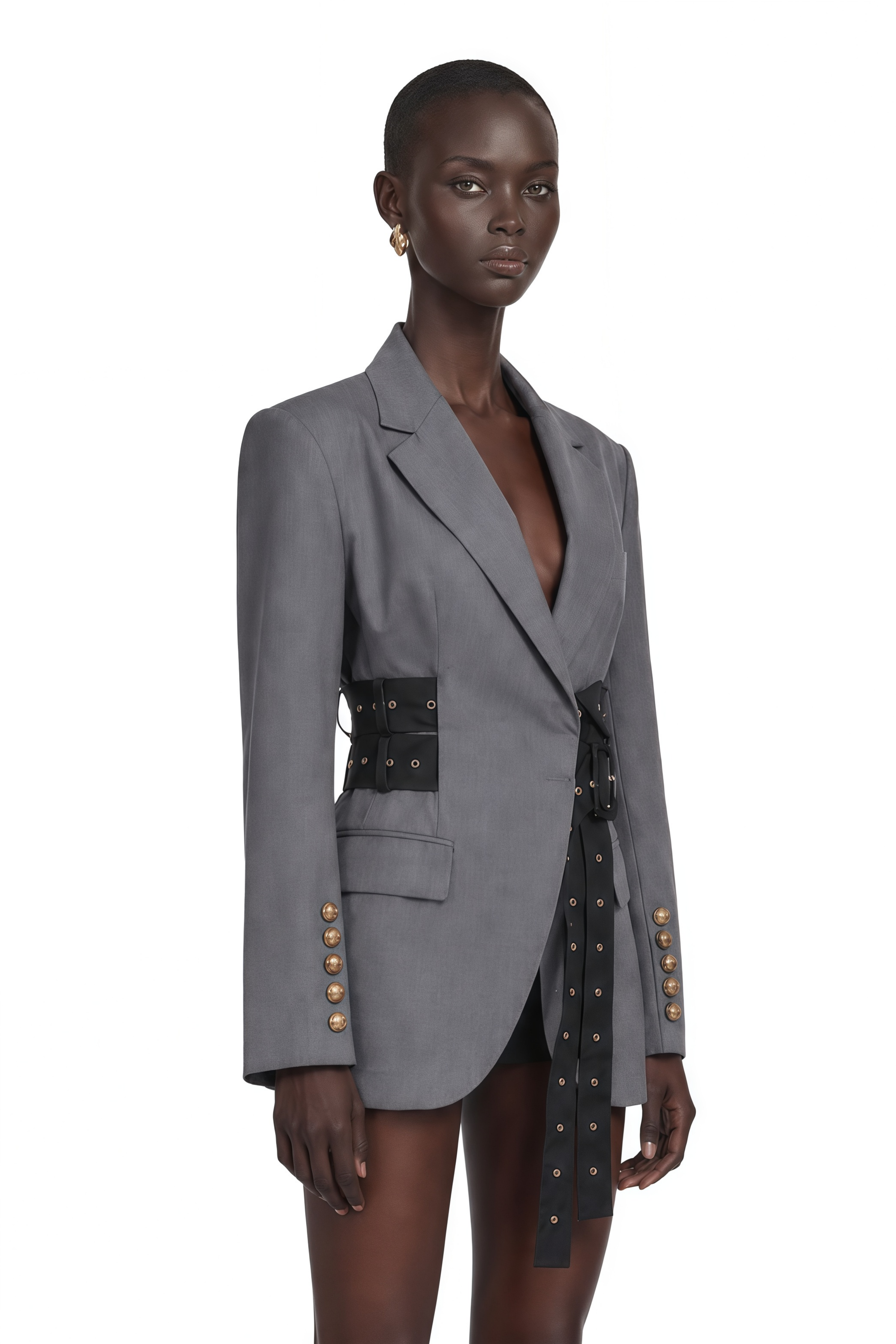 Thérèse Belted Waist Blazer