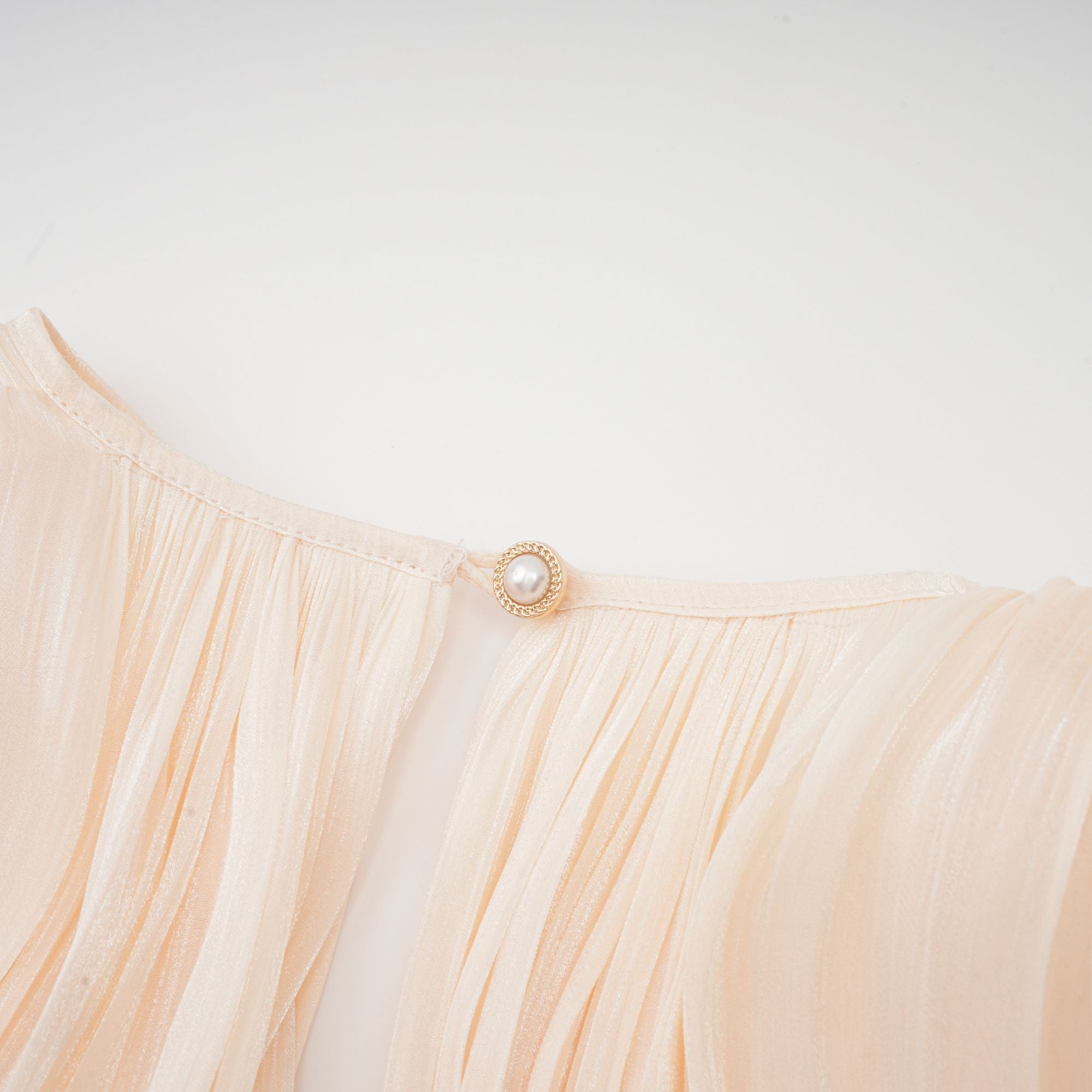 Pleated Ruffled Mini Dress