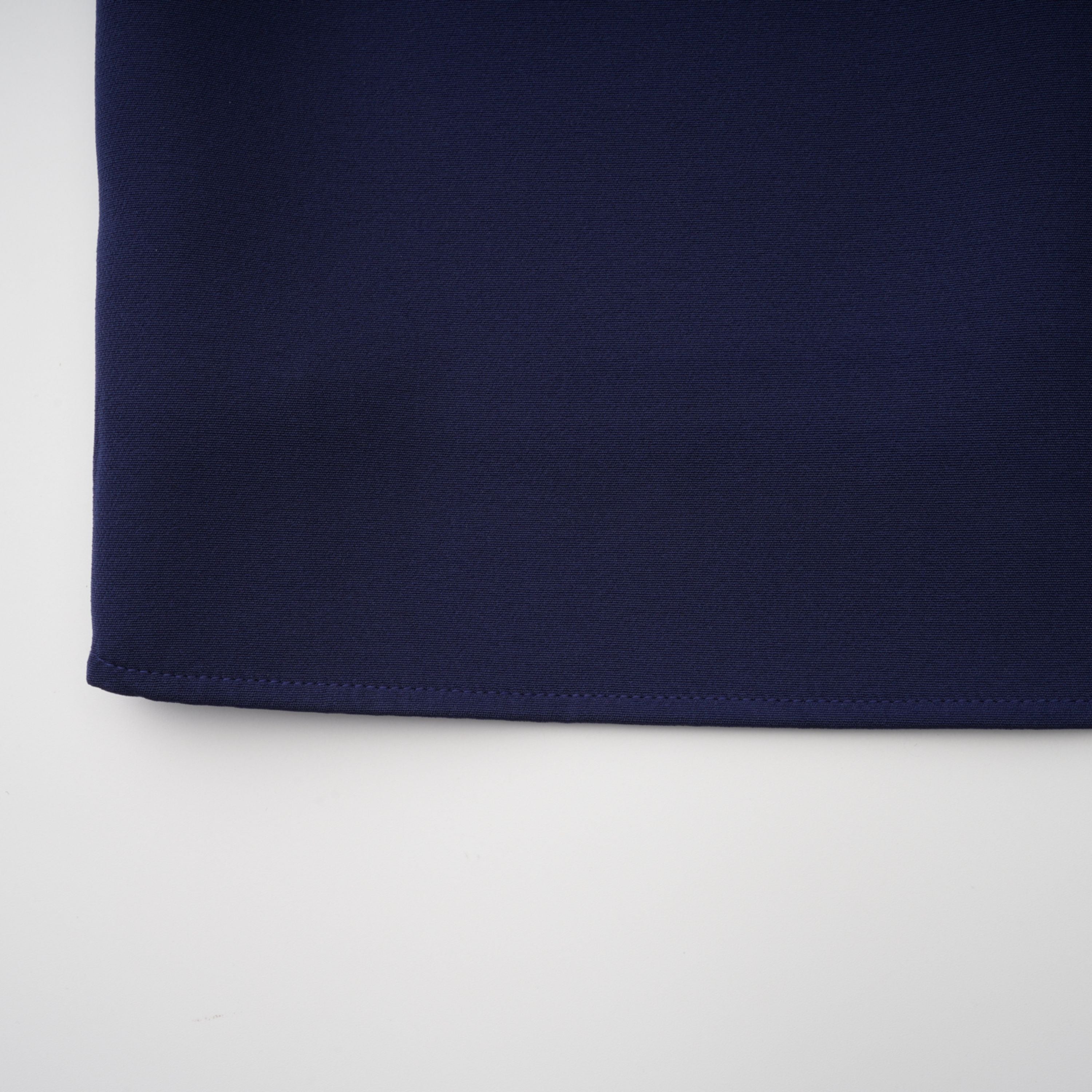 Navy Blue Ribbon Design Midi Dress
