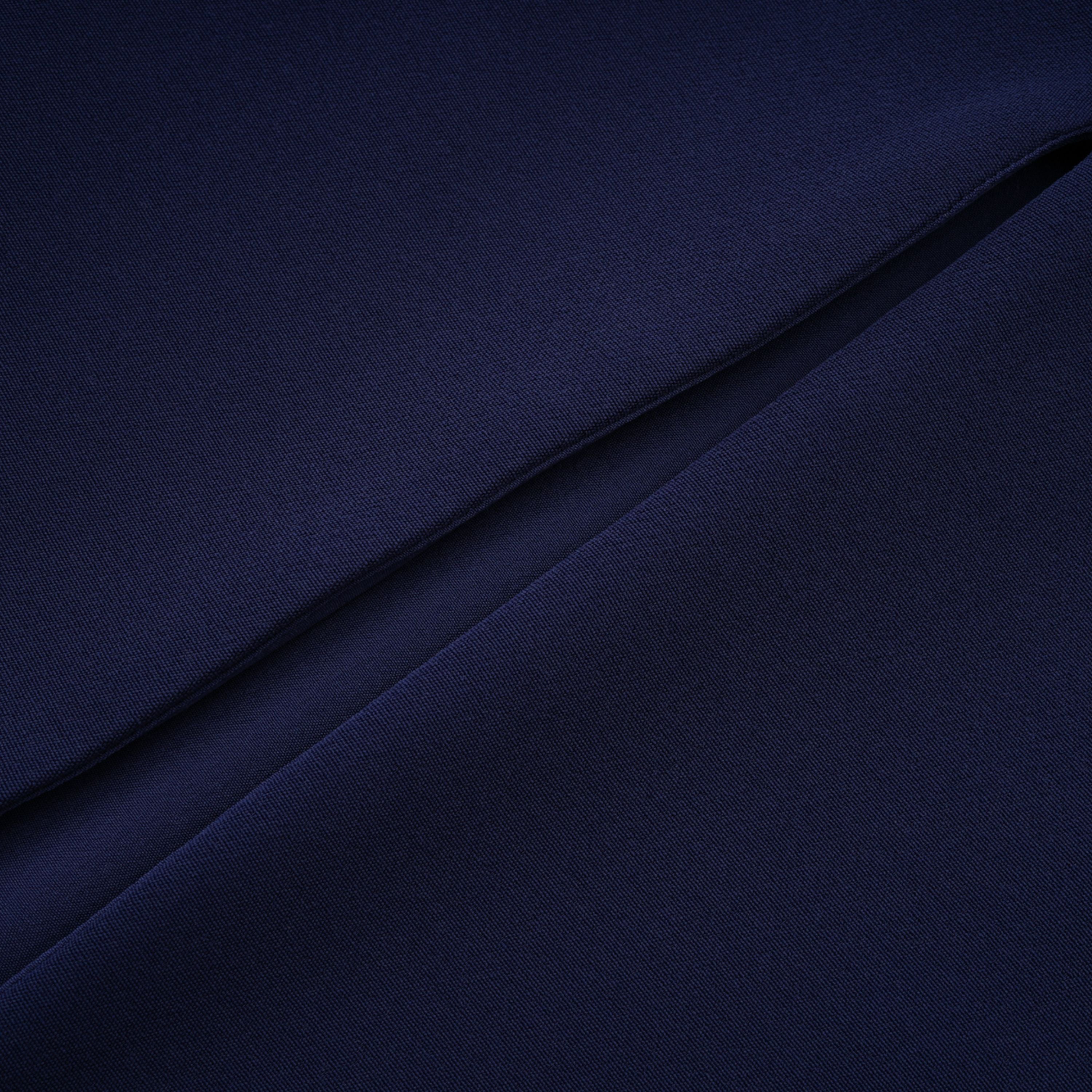 Navy Blue Ribbon Design Midi Dress