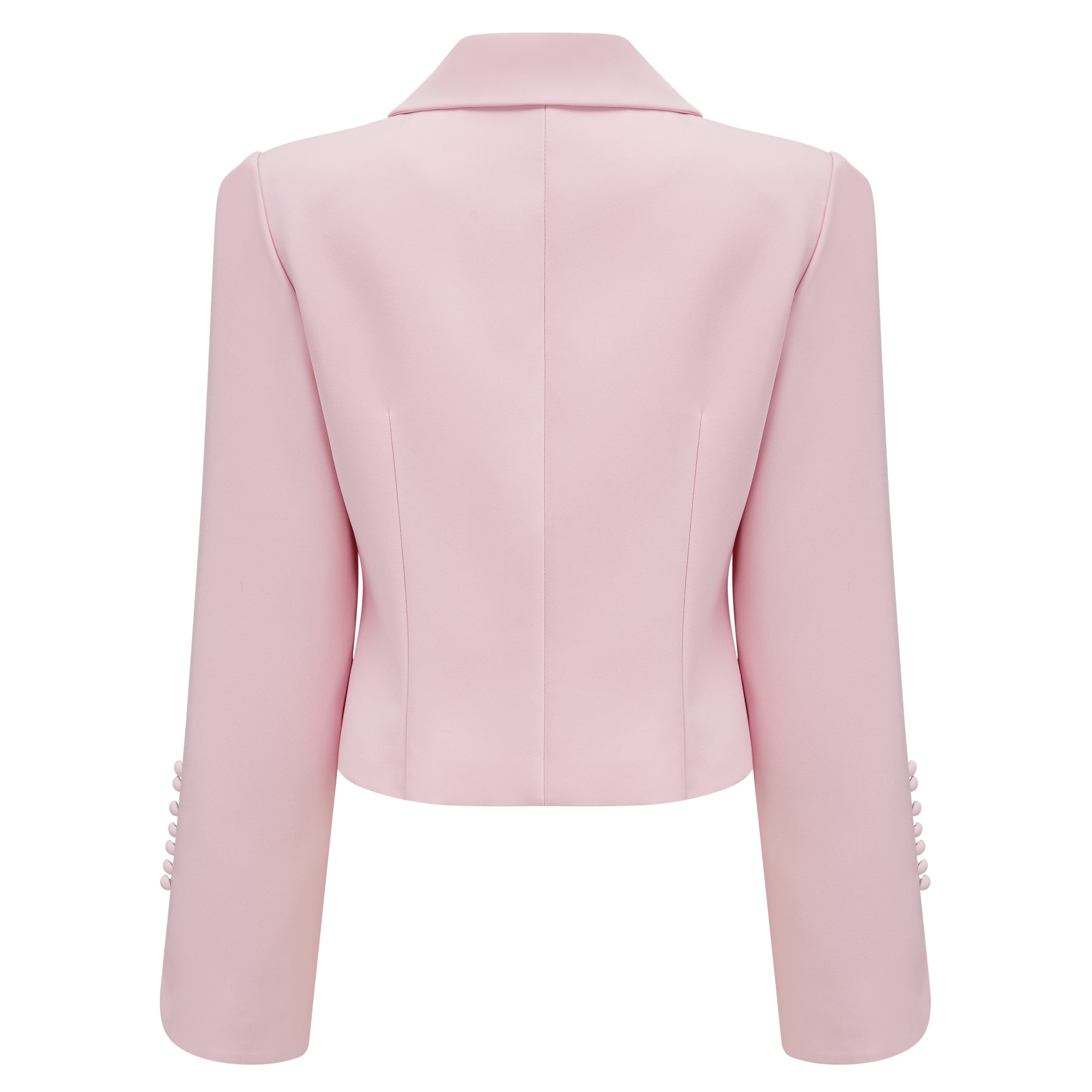 Pink Peter Pan Collar Jacket & Skirt