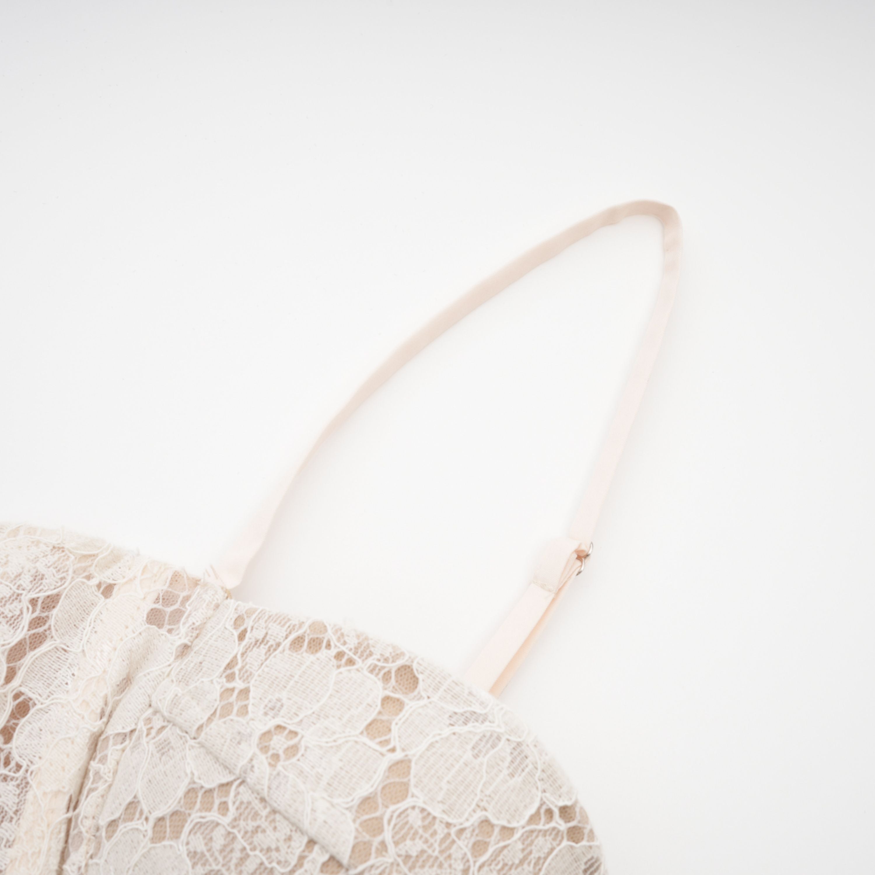 White Lace Corset Maxi Dress