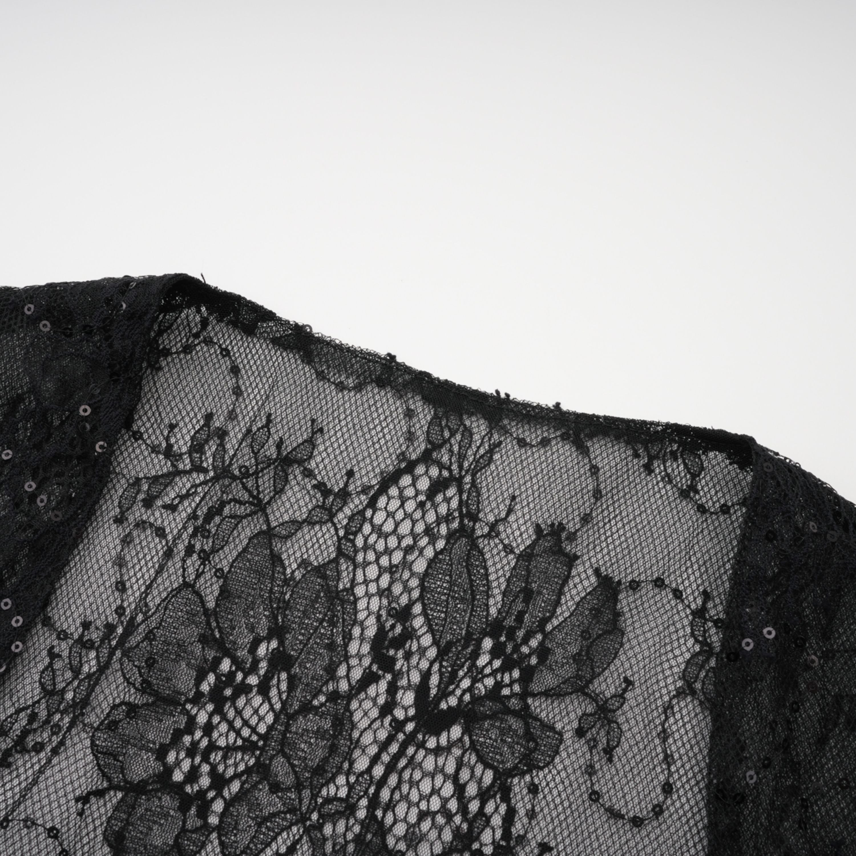 Black Lace Corset Maxi Dress