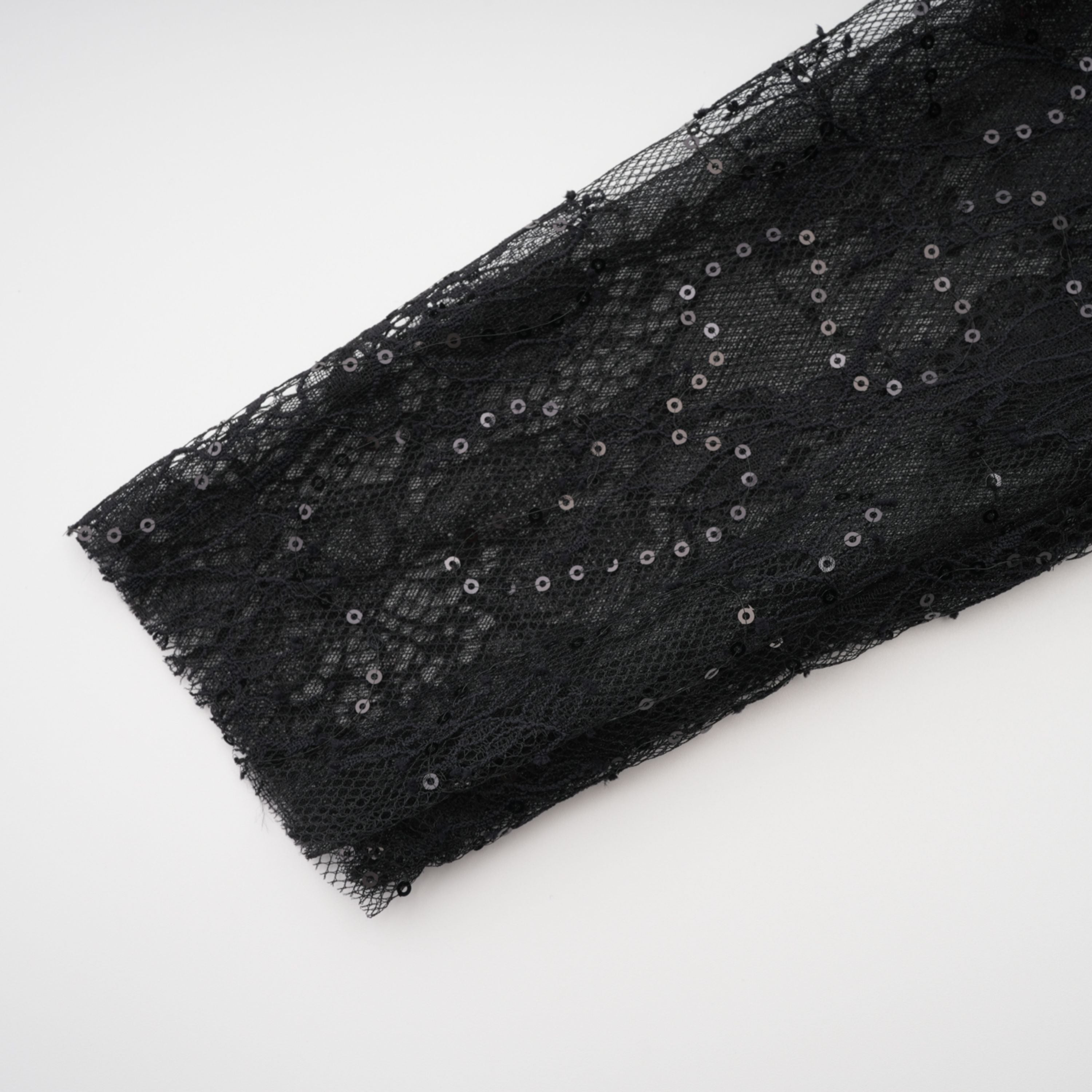 Black Lace Corset Maxi Dress