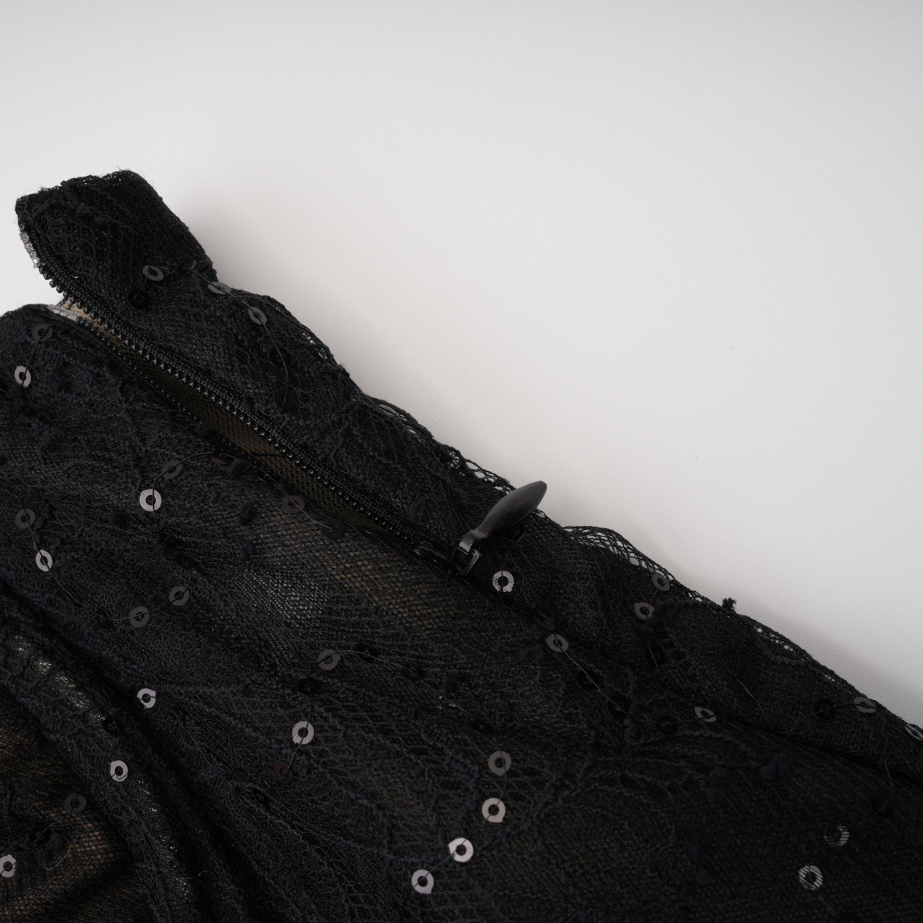 Black Lace Corset Maxi Dress