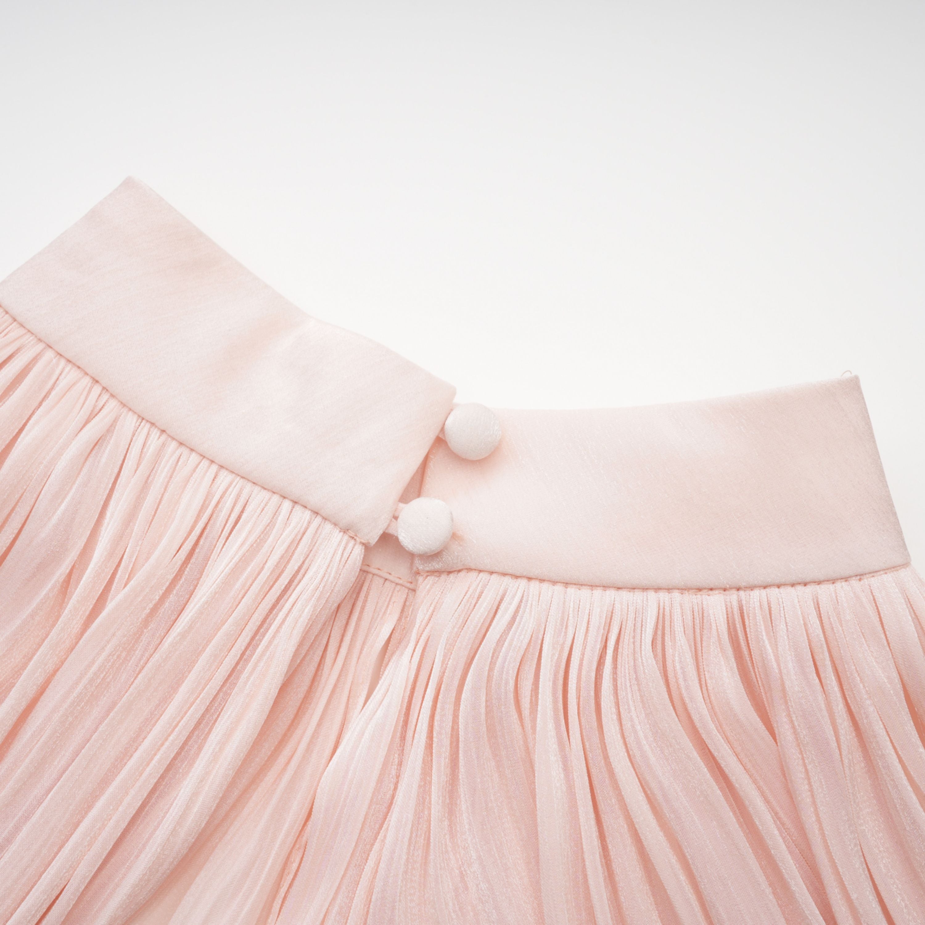 Pink Glossy Cape & Dress