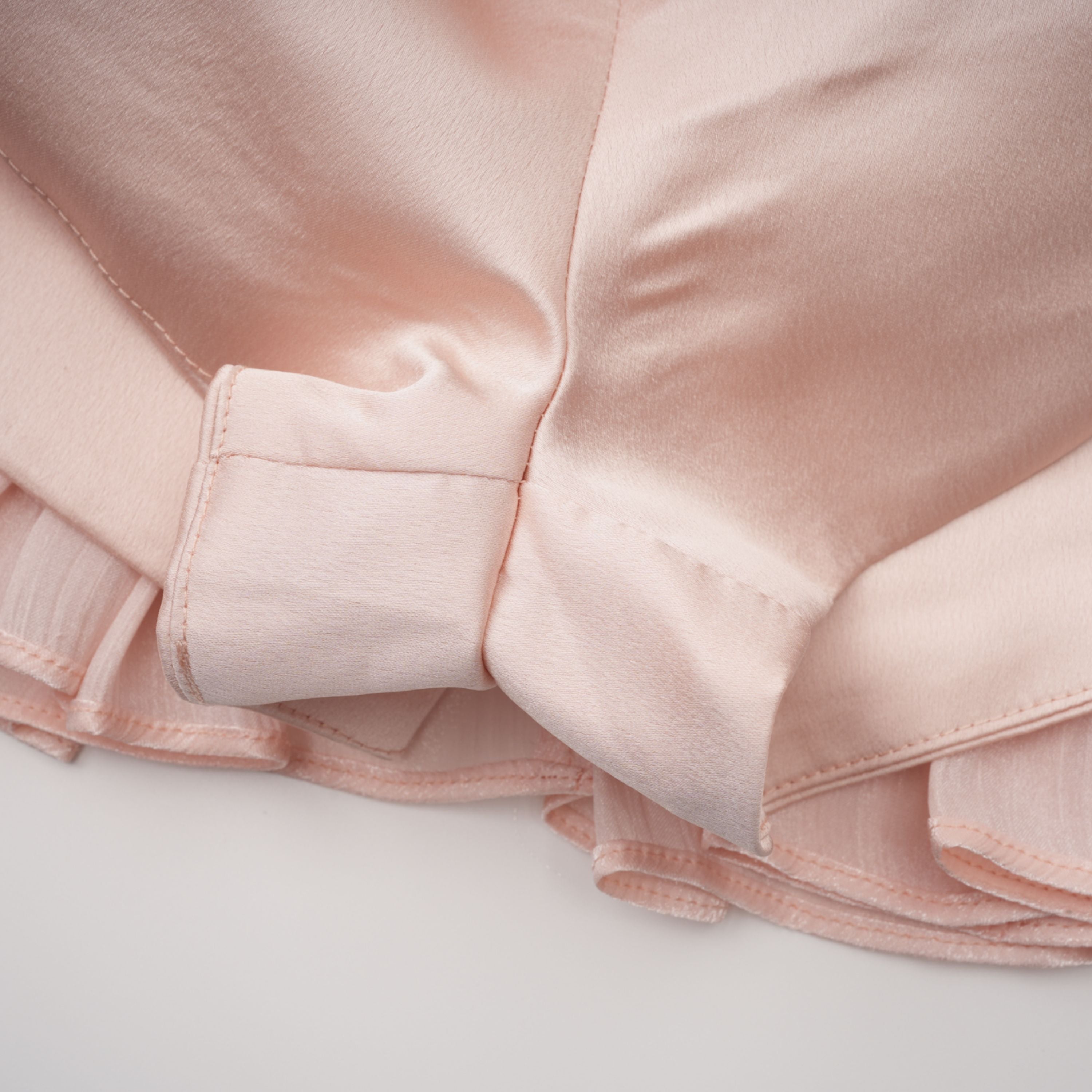 Pink Glossy Cape & Dress
