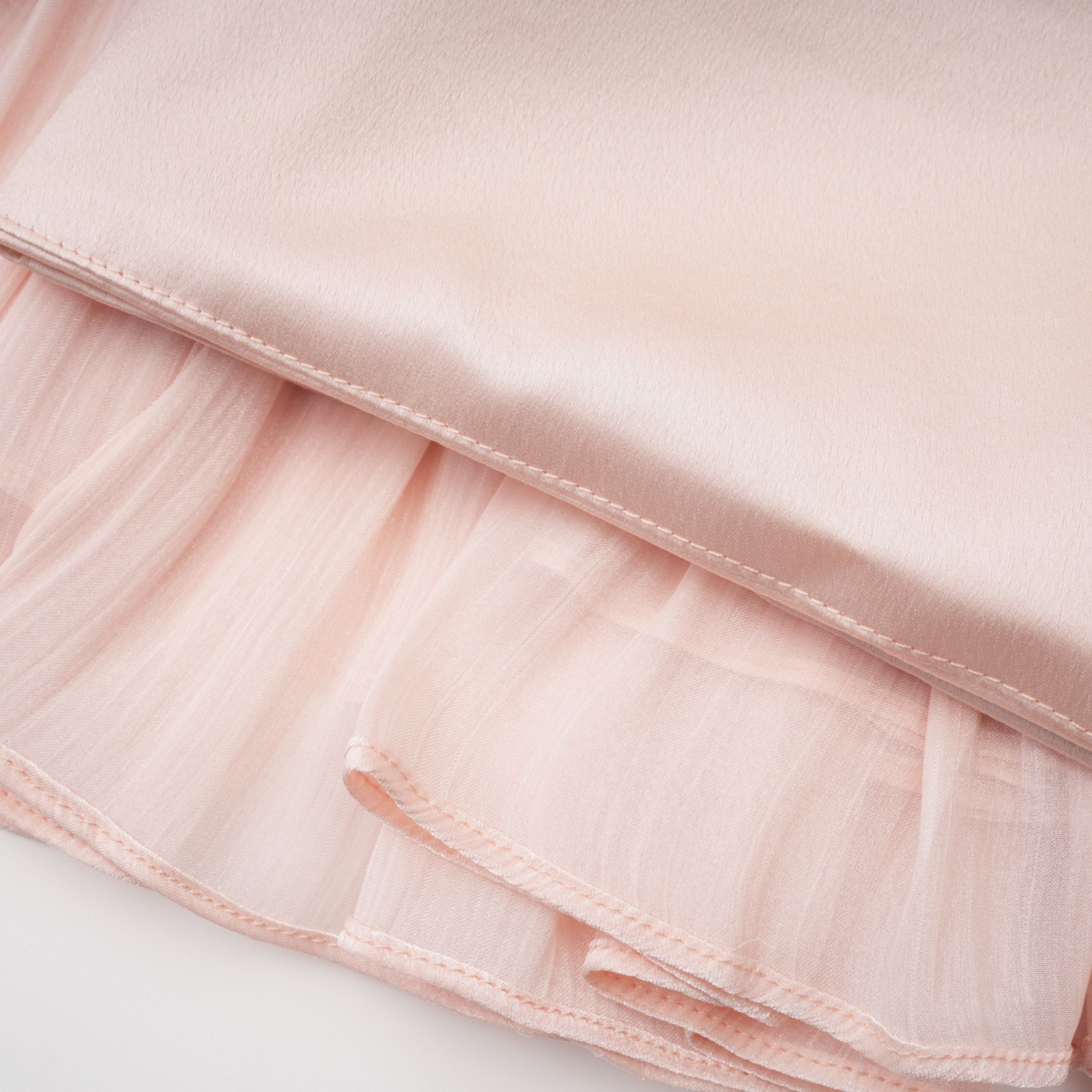 Pink Glossy Cape & Dress