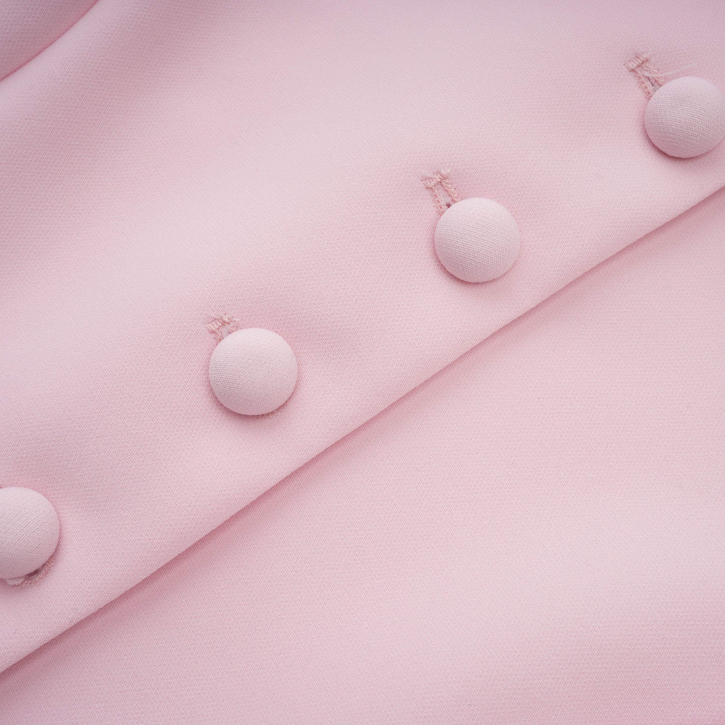 Pink Peter Pan Collar Jacket & Skirt