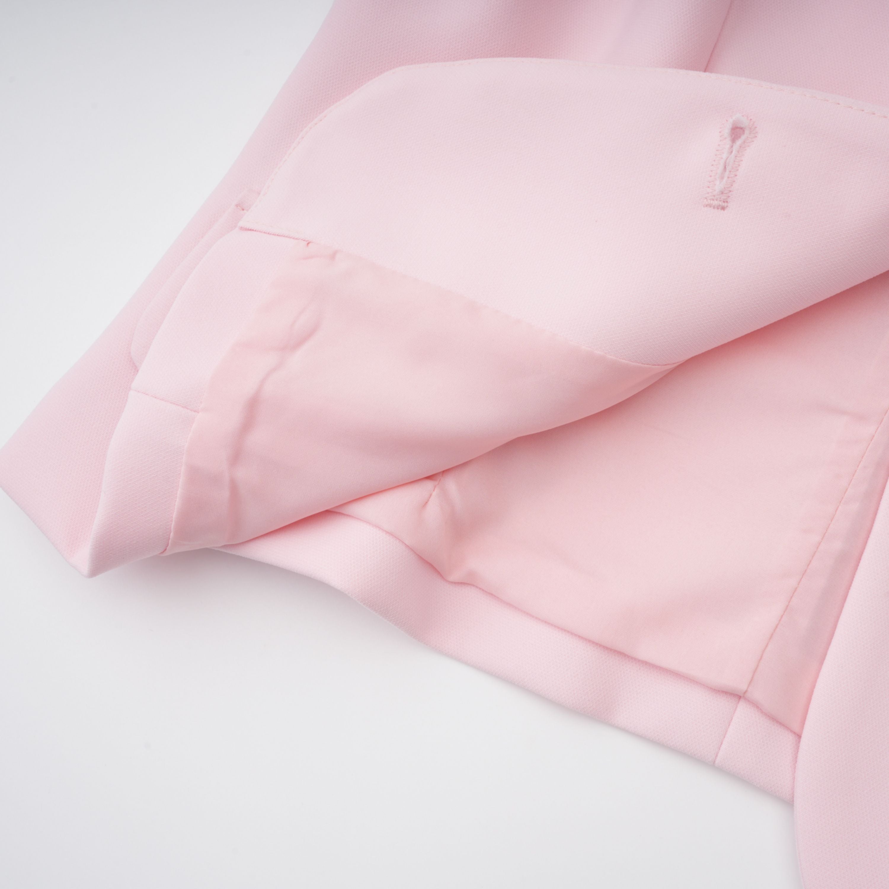 Pink Peter Pan Collar Jacket & Skirt