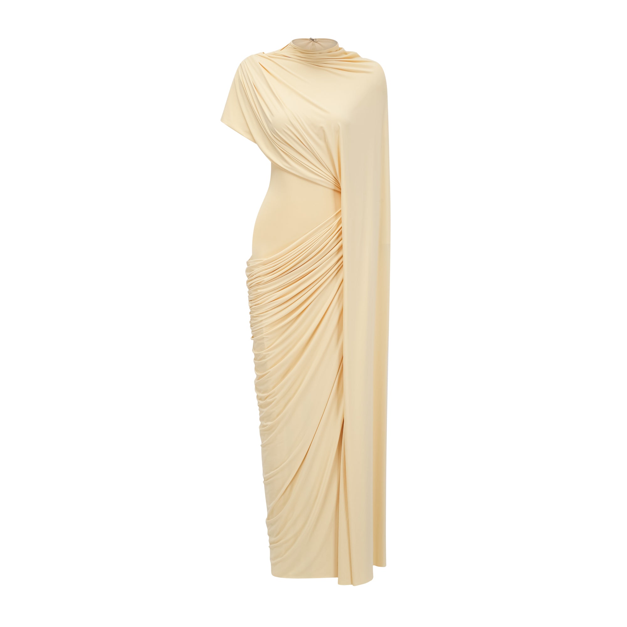 Asymmetrical Draped Cape & Dress