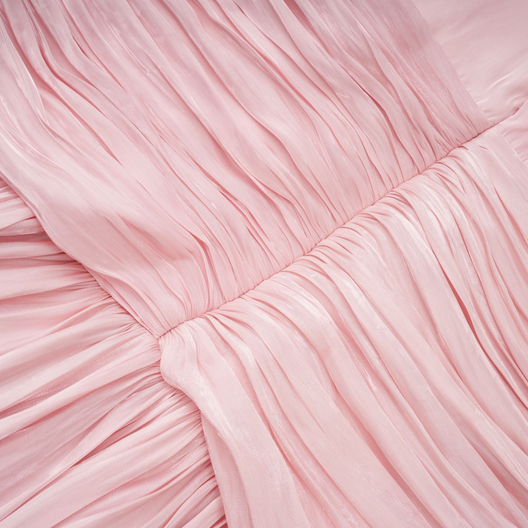 Puff Sleeve Ruched Bodice Maxi Dress