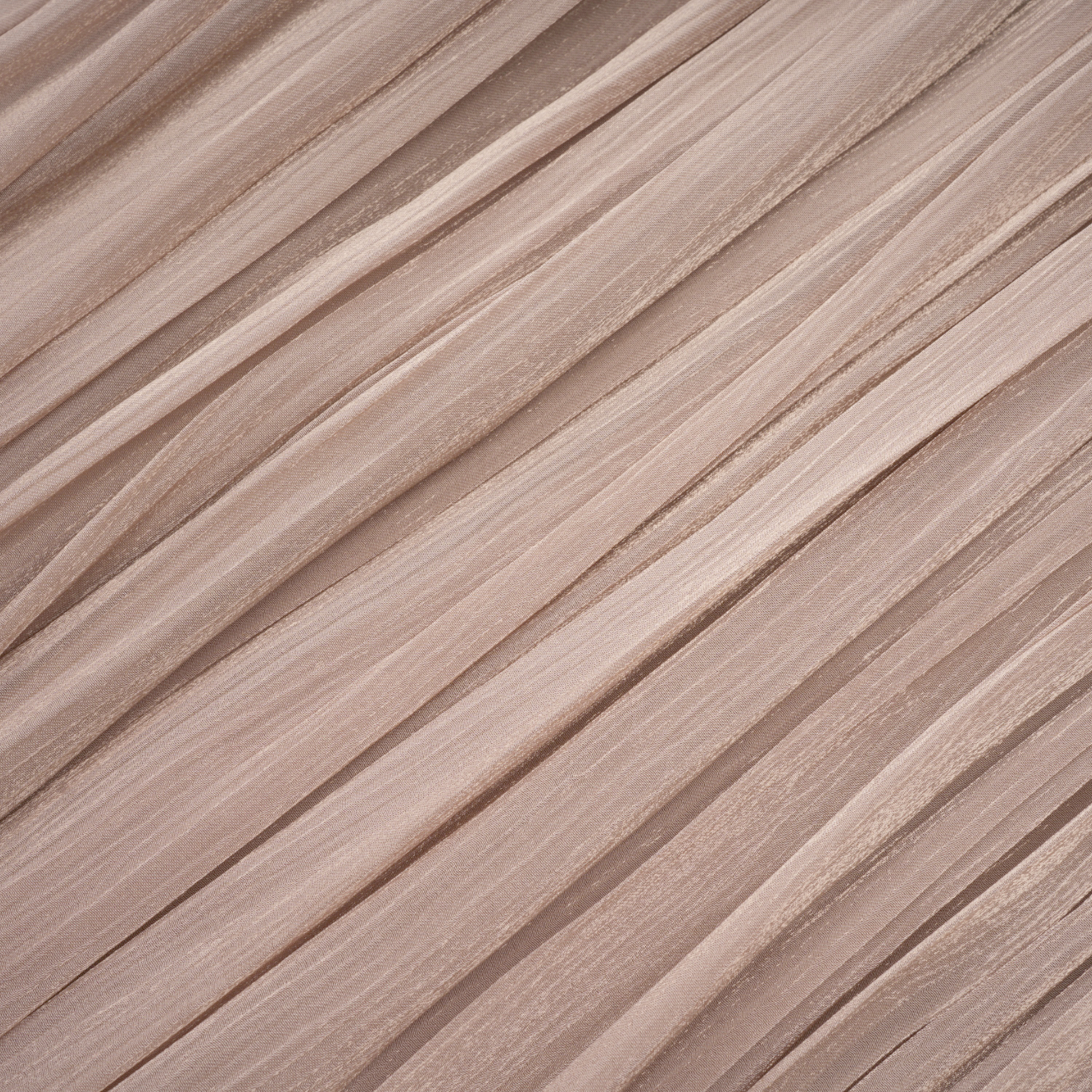 Angelina Champagne Brown Off Shoulder Pleated Maxi Dress