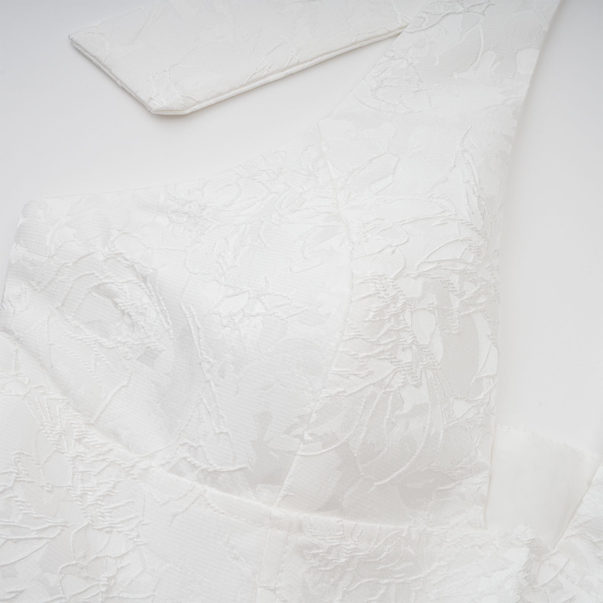 Céline White Glamorous Event Midi Dress