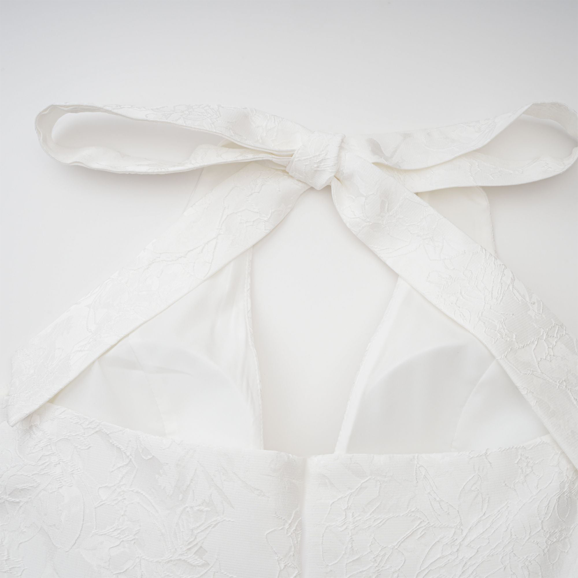 Céline White Glamorous Event Midi Dress