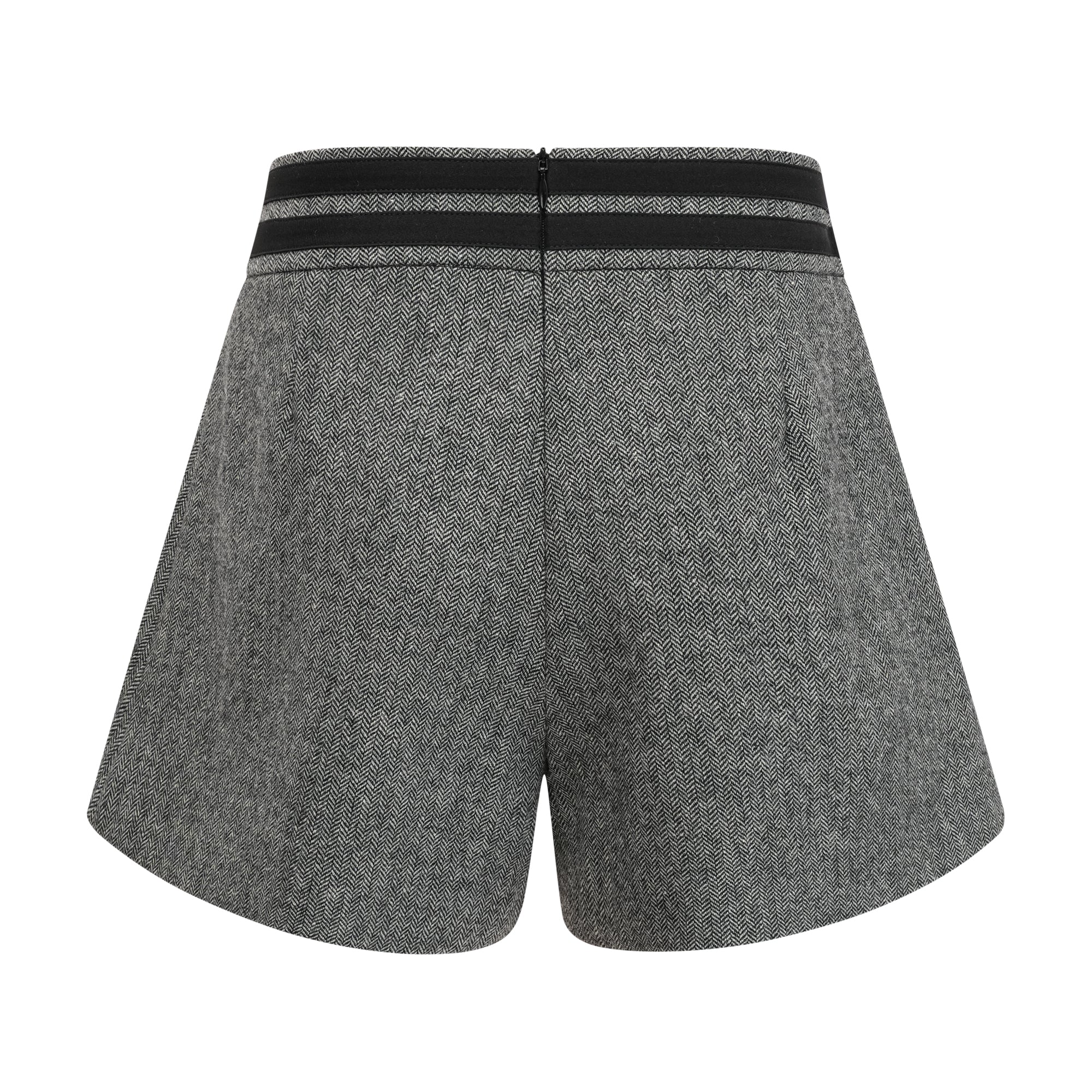 Agathe Grey Herringbone Top & Shorts Matching Set – Miss Rosier