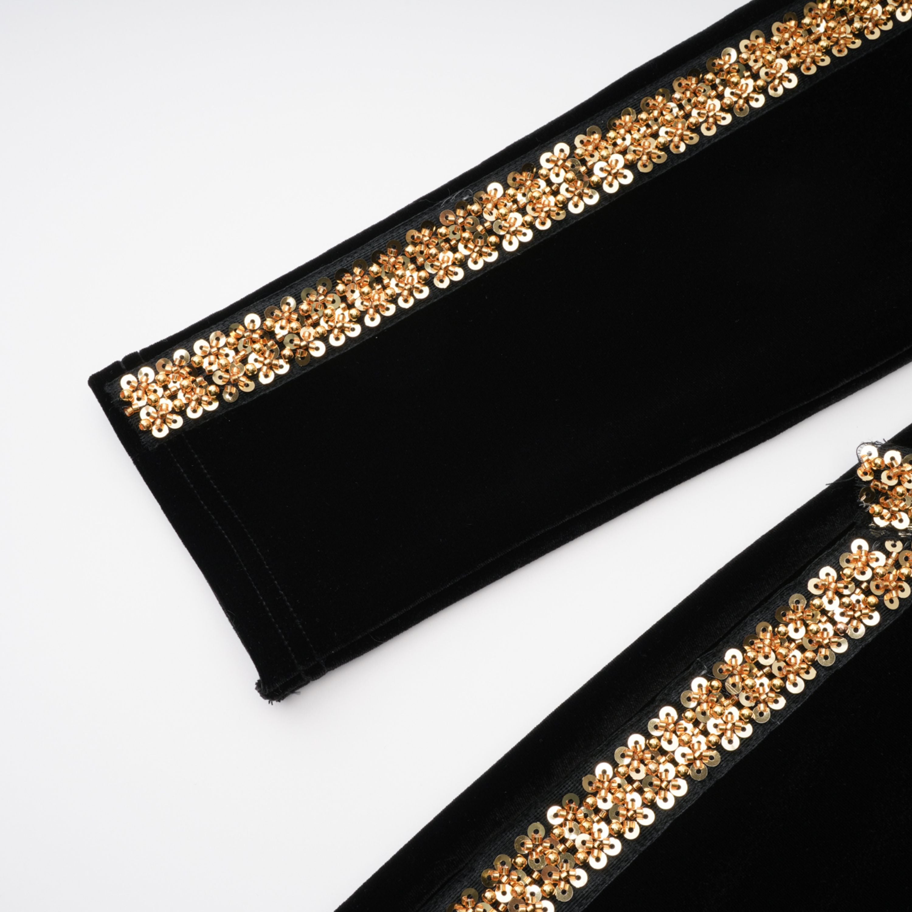Embellished Velvet Maxi Dress
