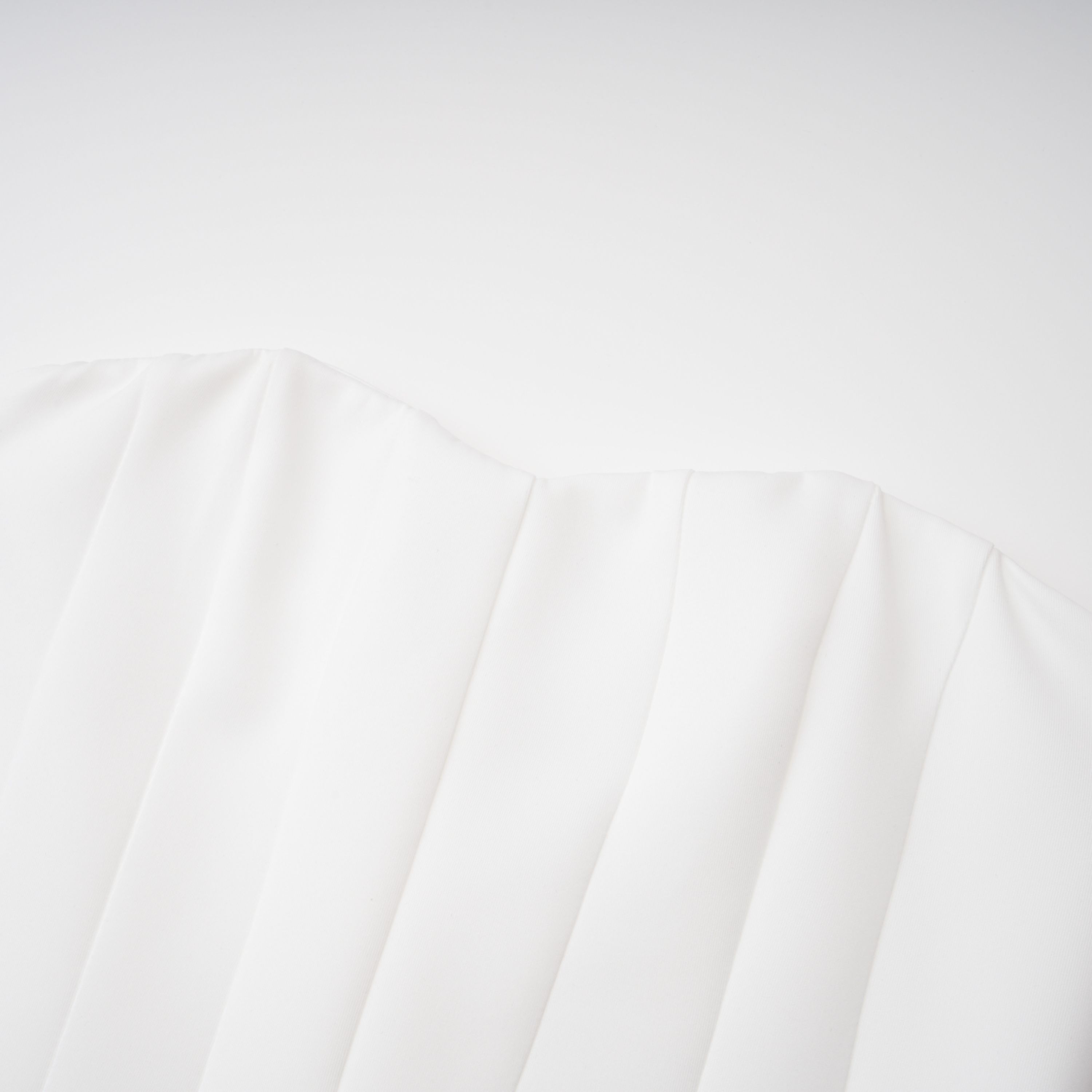 White Structured Cape & Corset Dress Set