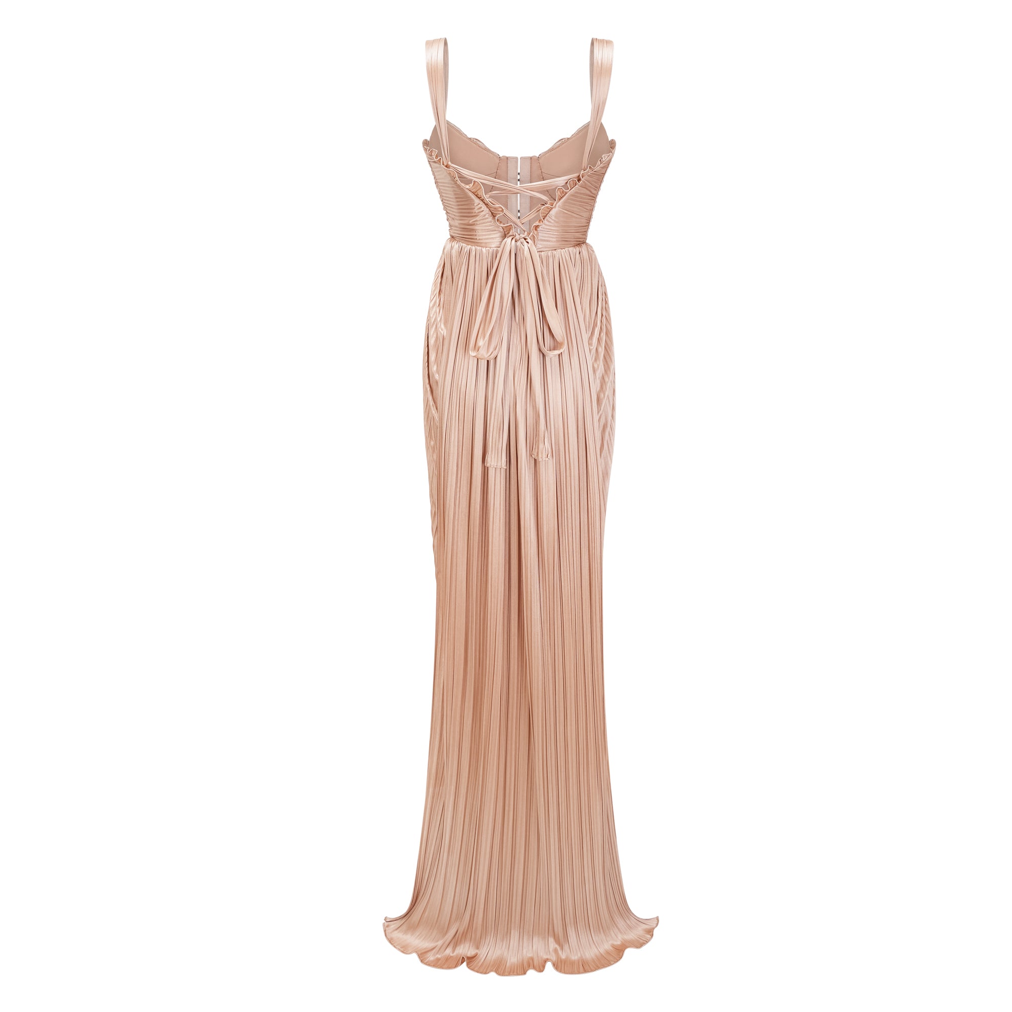 Gathered Bustier Gown