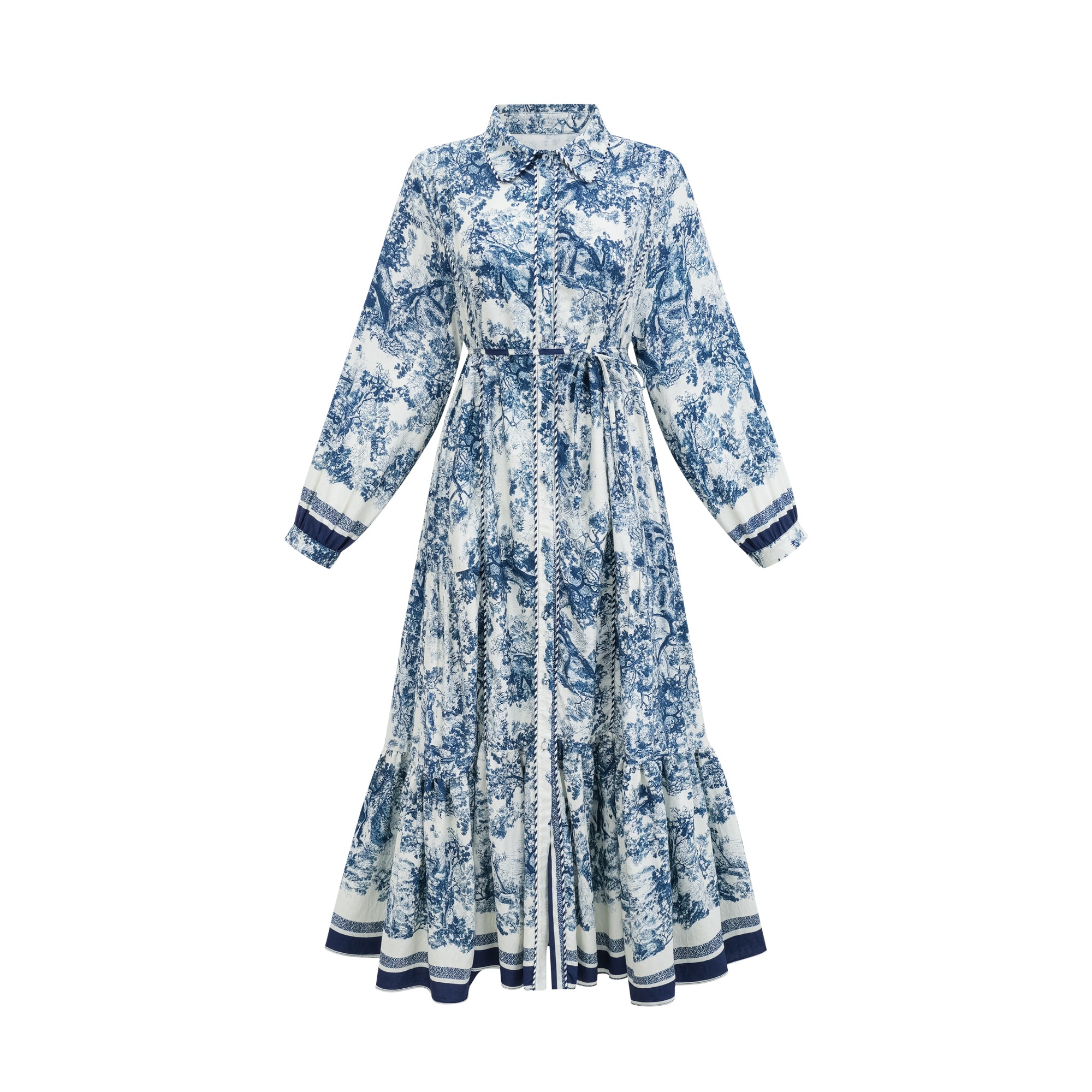 Graphic Print Midi Dress
