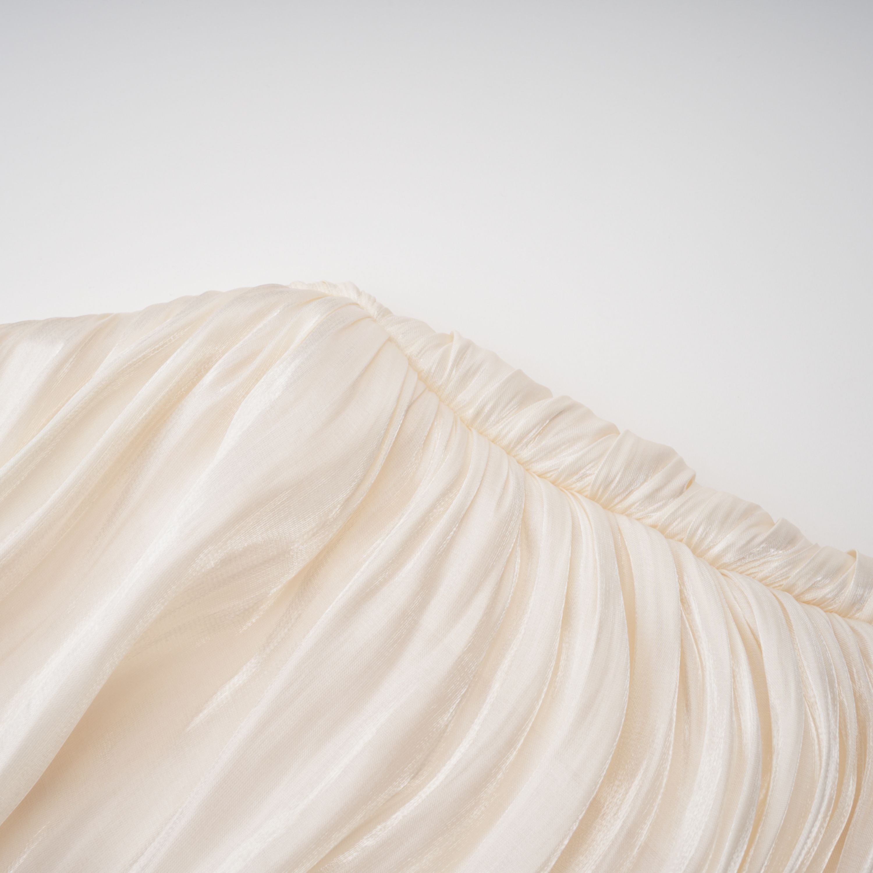Ruched Cape Ruffled Maxi Dress