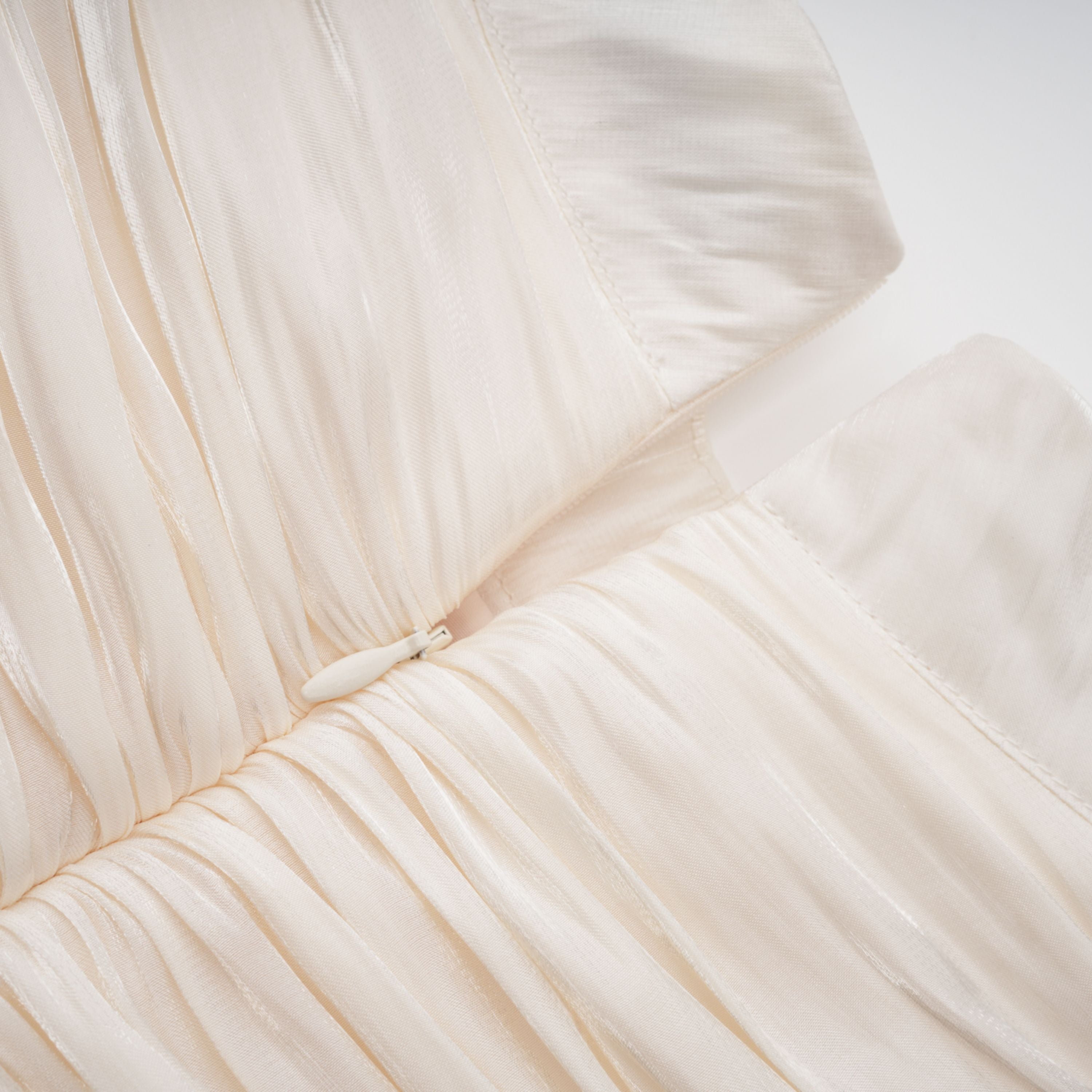 Ruched Cape Ruffled Maxi Dress