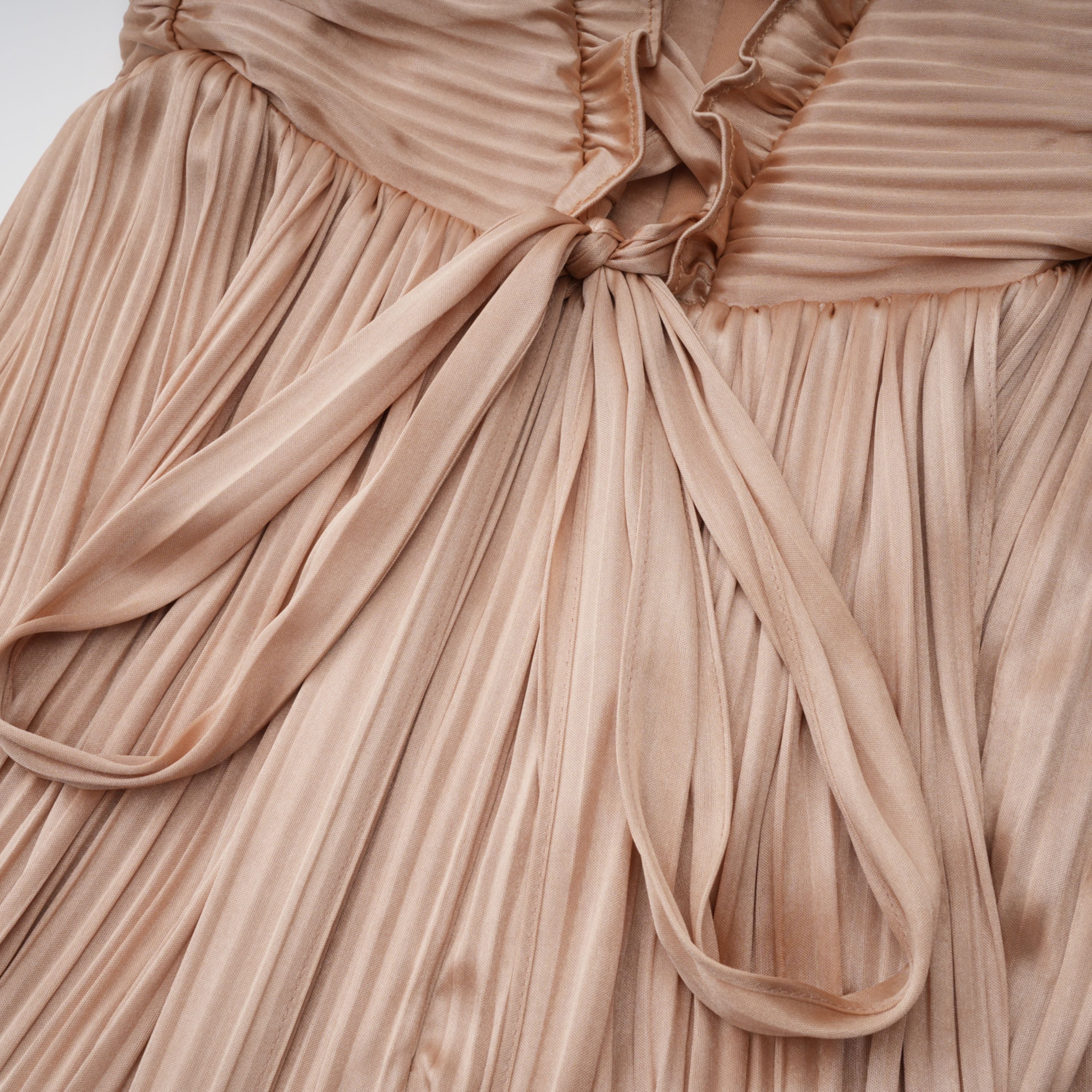 Gathered Bustier Gown
