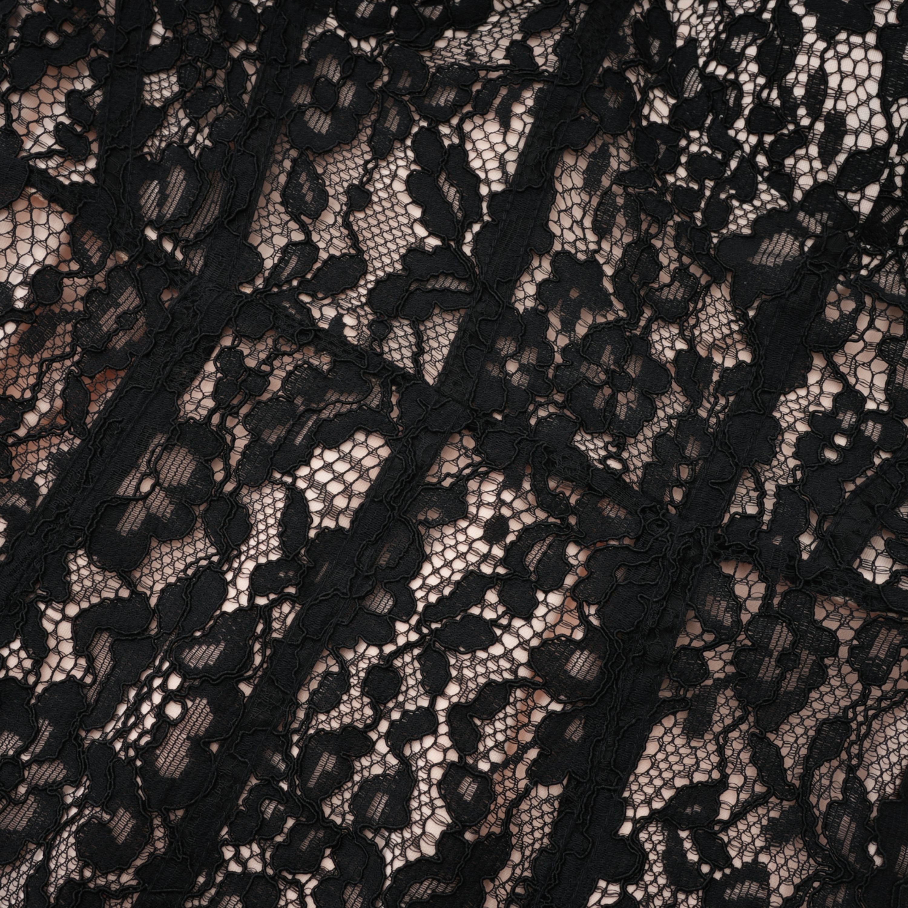 Floral Lace Corset Maxi Dress