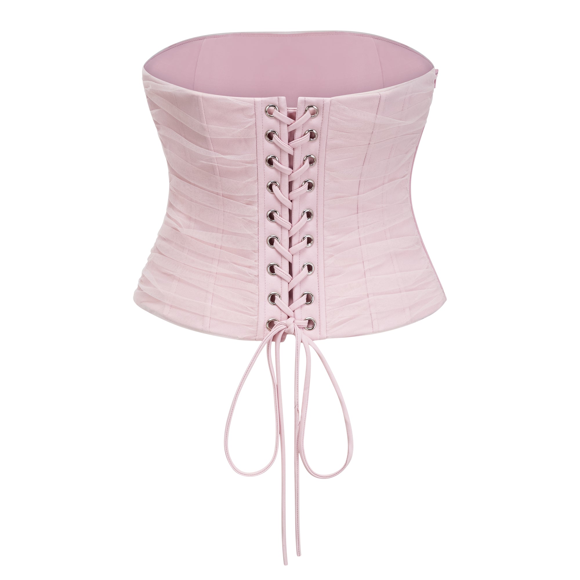 Rhinestone-Adorned Corset & Bolero & Pleated Skirt