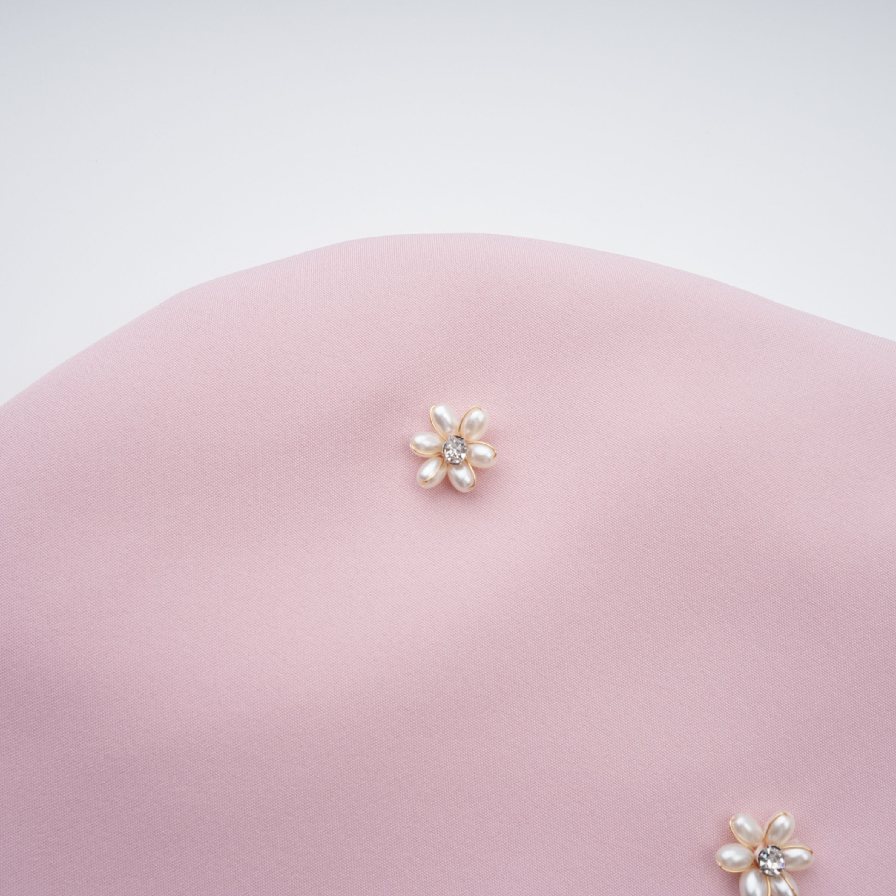 Rhinestone-Adorned Corset & Bolero & Pleated Skirt