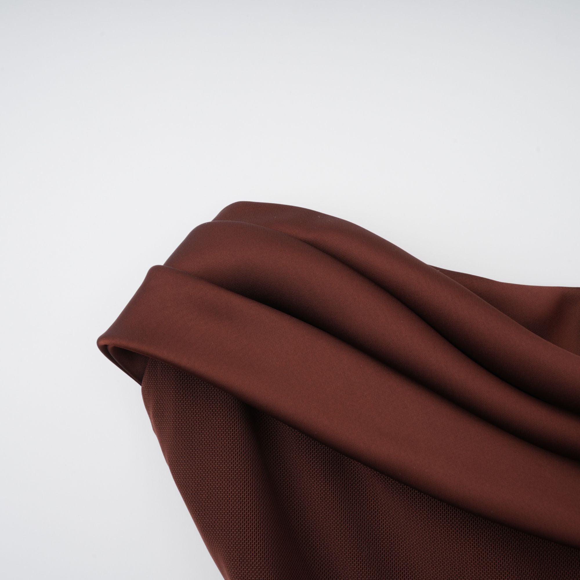Brown Ruched Corset Maxi Dress