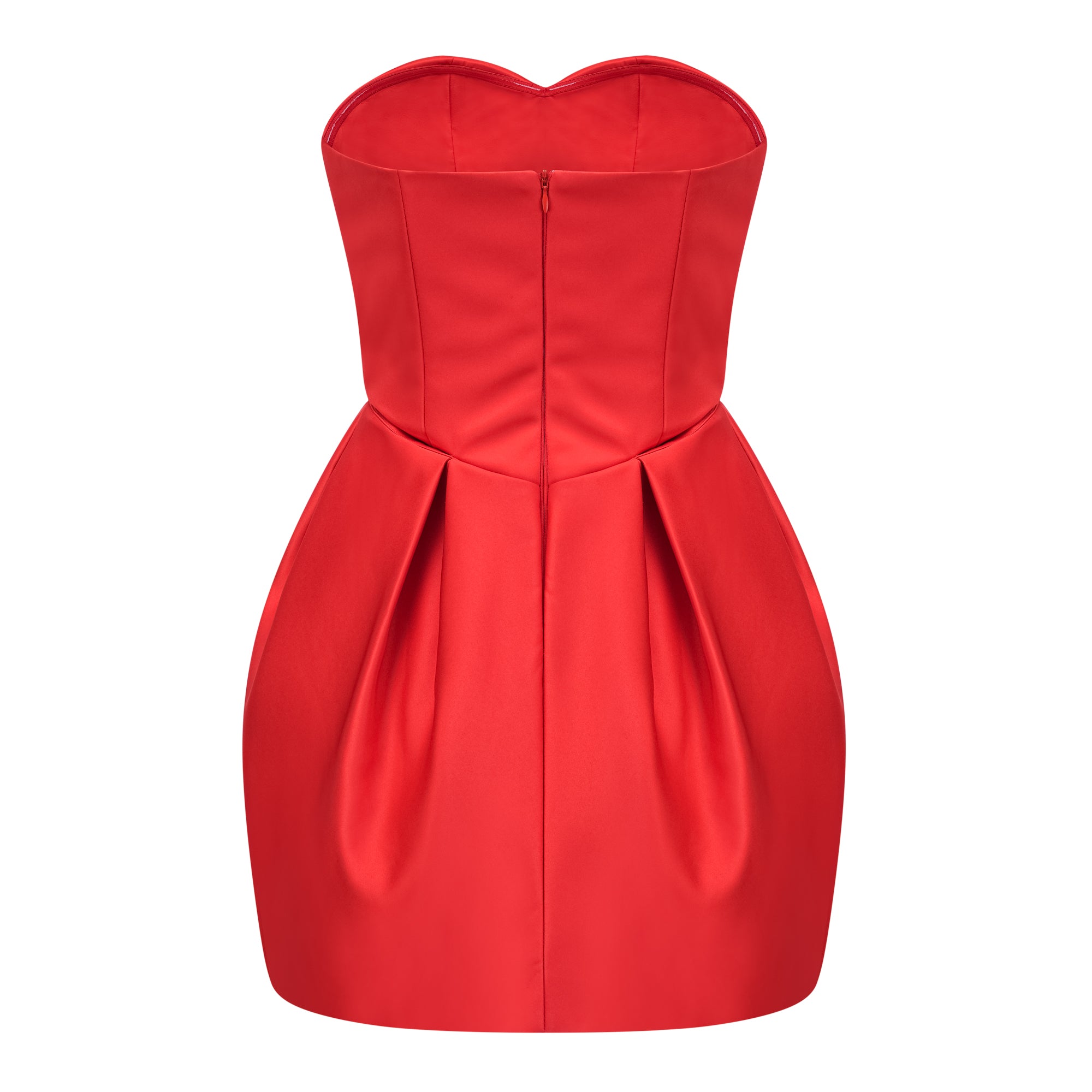 Red Off Shoulder Mini Dress