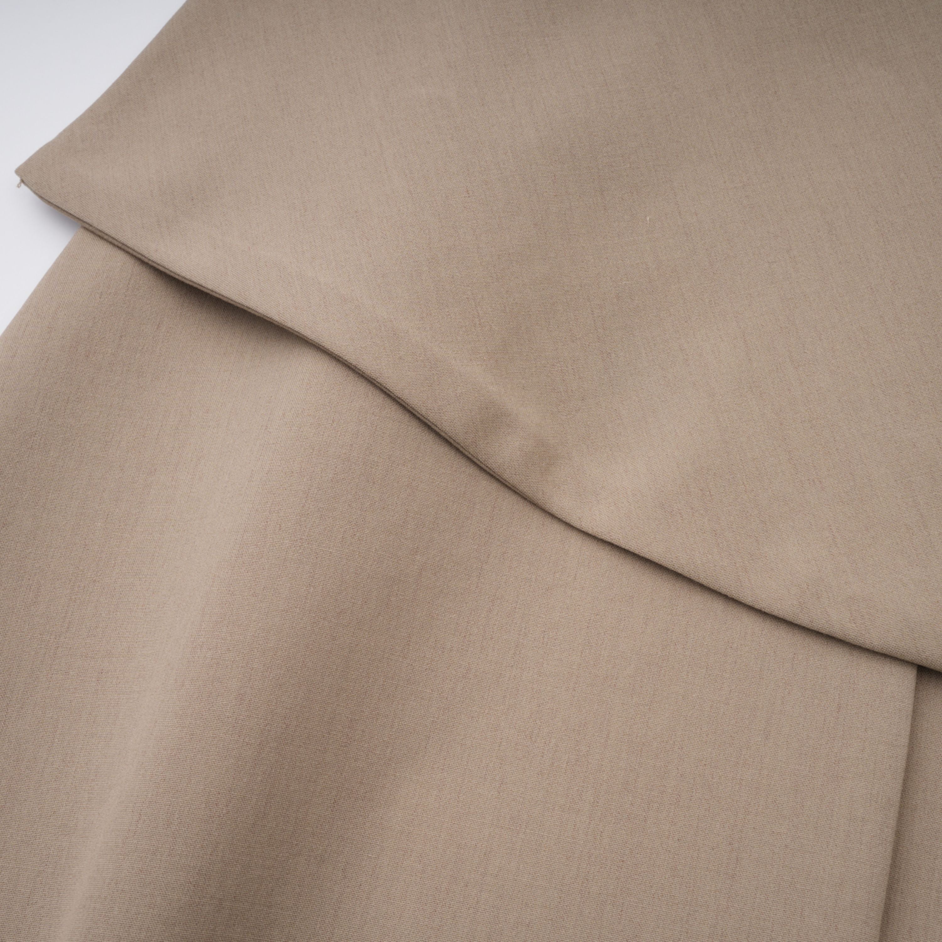 Draped Asymmetrical Mini Skirt
