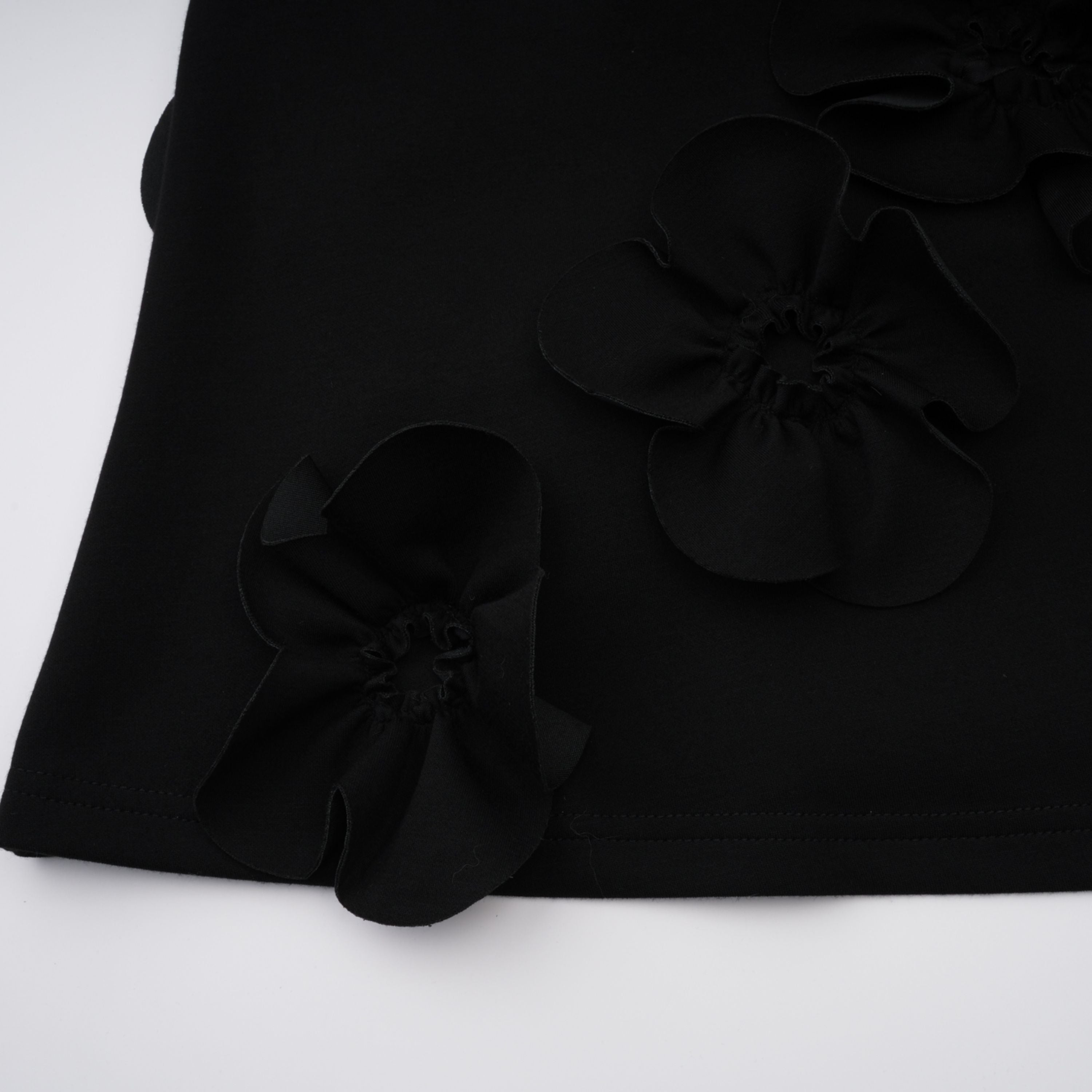 Bowknot Floral Appliqué Maxi Dress