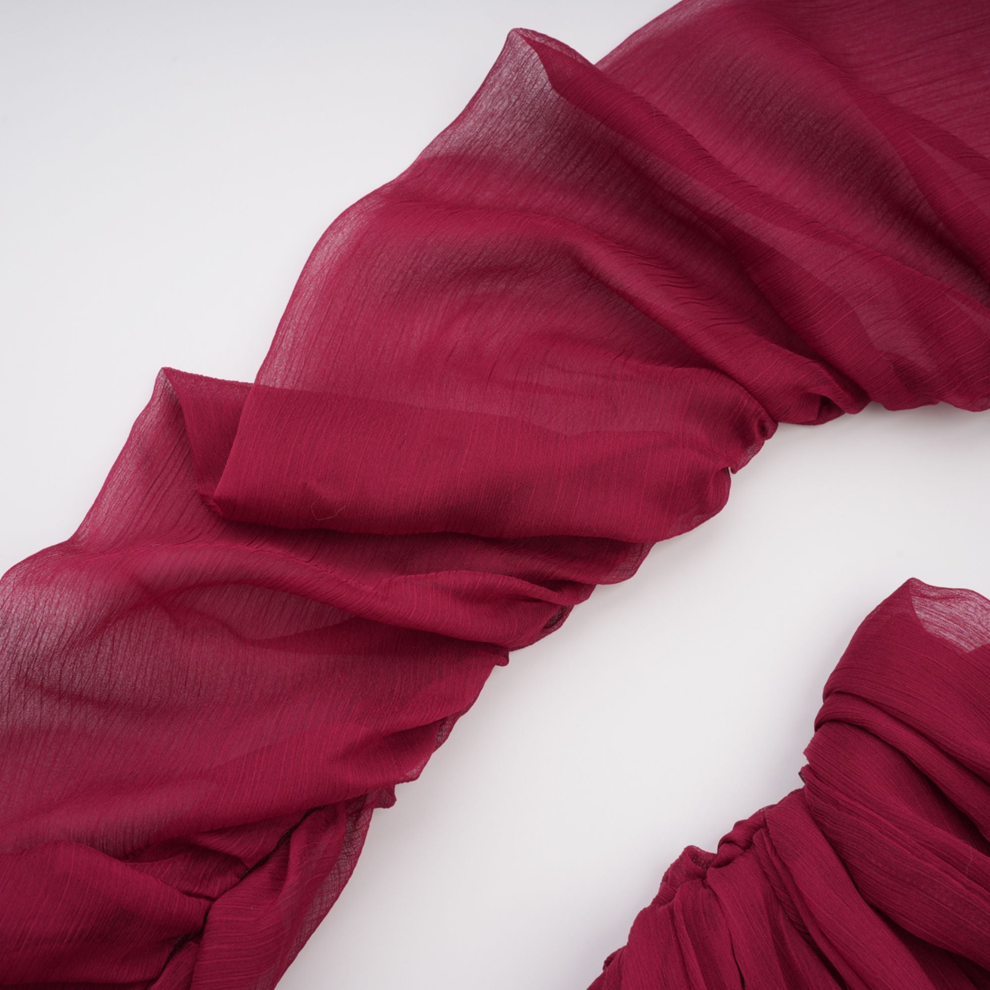 Burgundy Asymmetrical Ruched Mini Dress