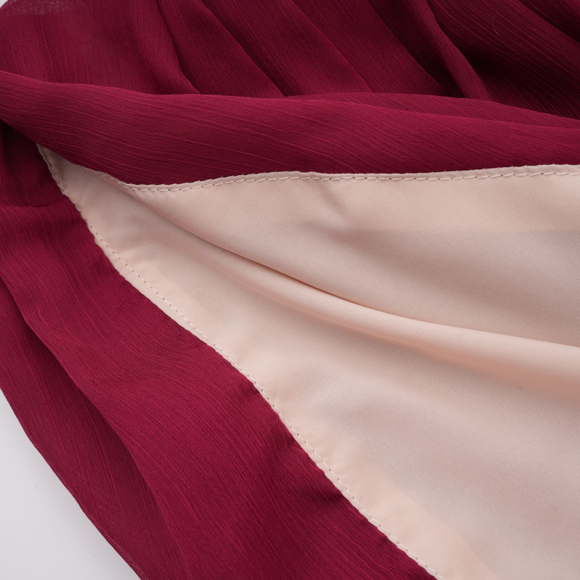 Burgundy Asymmetrical Ruched Mini Dress