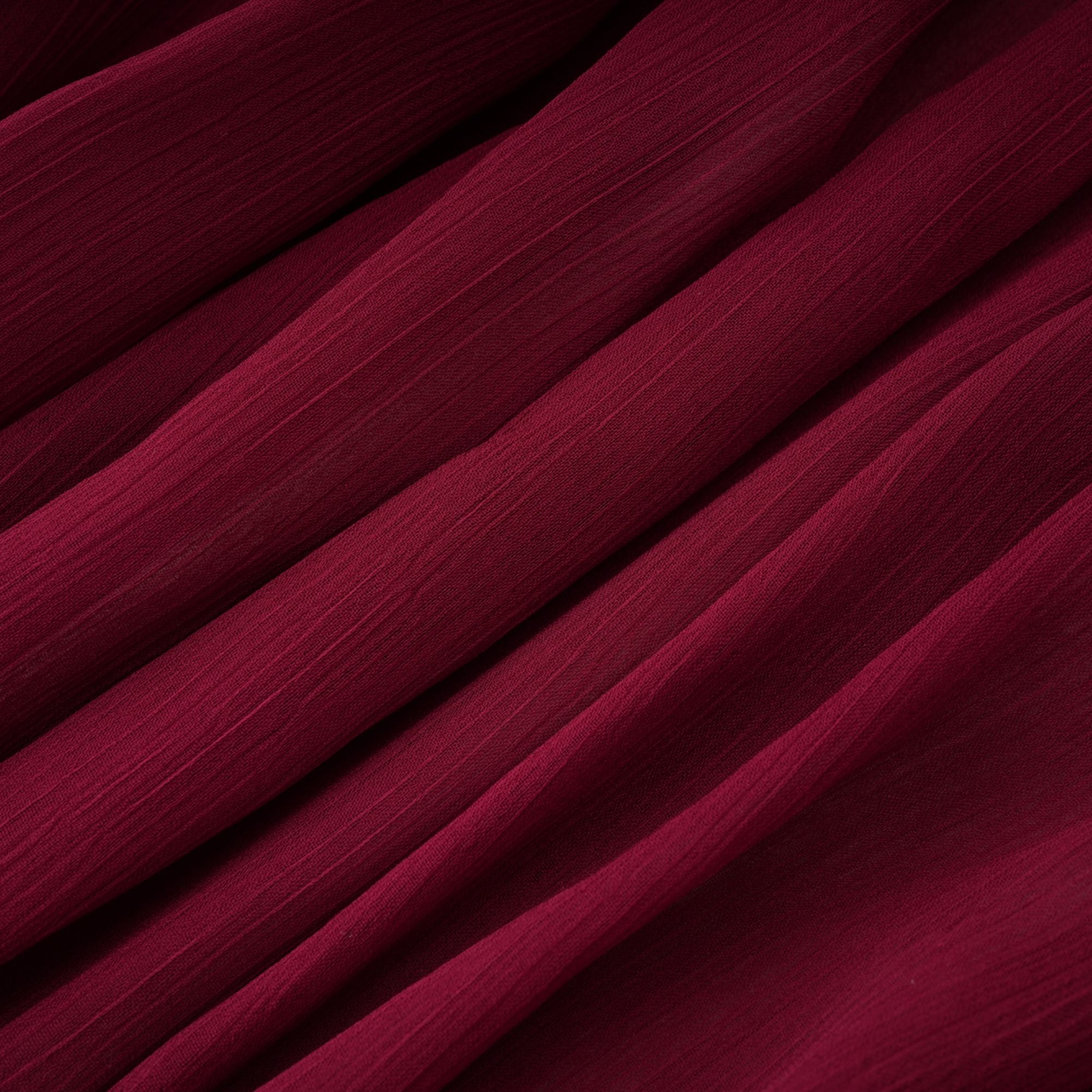 Burgundy Asymmetrical Ruched Mini Dress