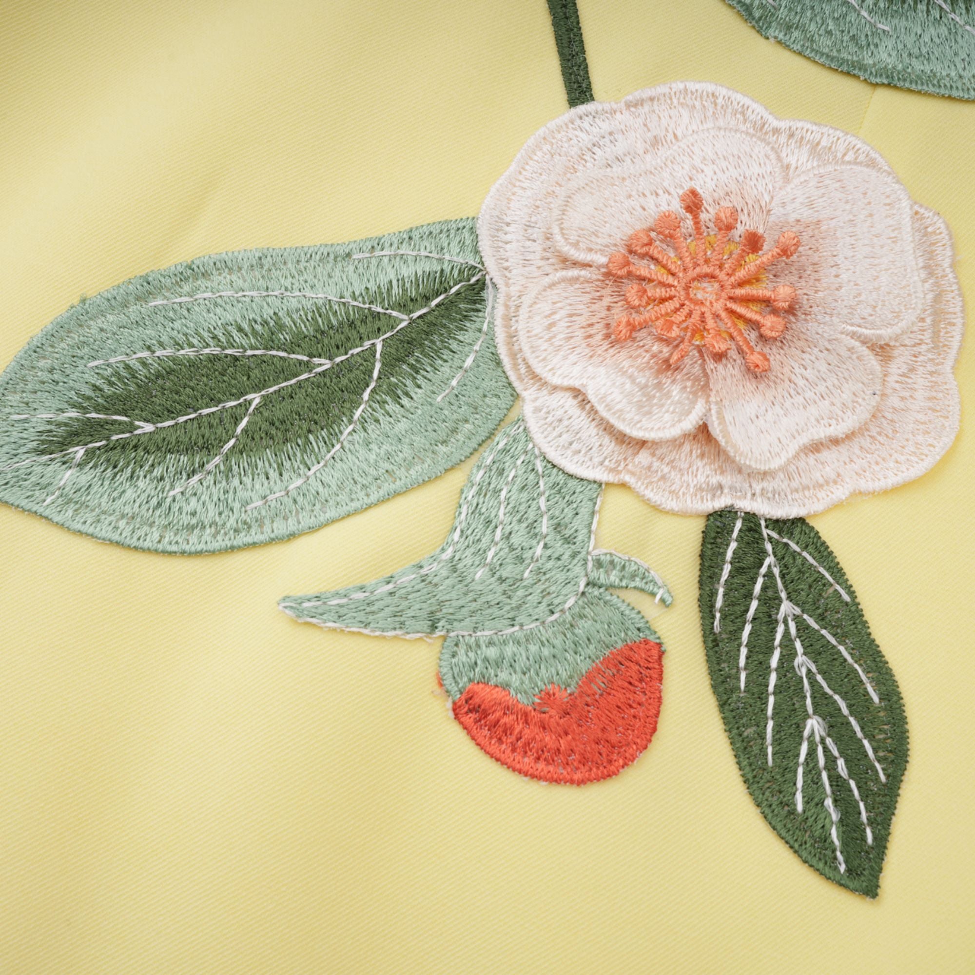 Appliqué Floral Bustier Mini Dress
