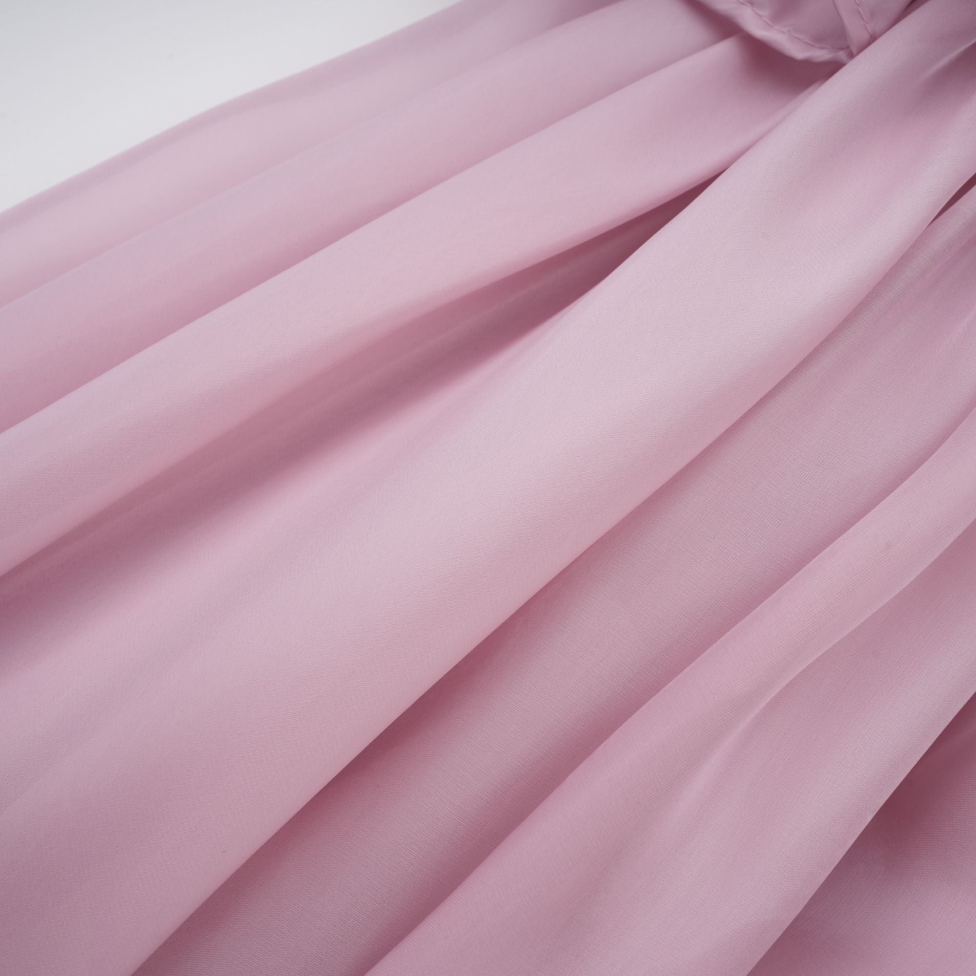 Pink Glossy Bubble Hem Mini Dress