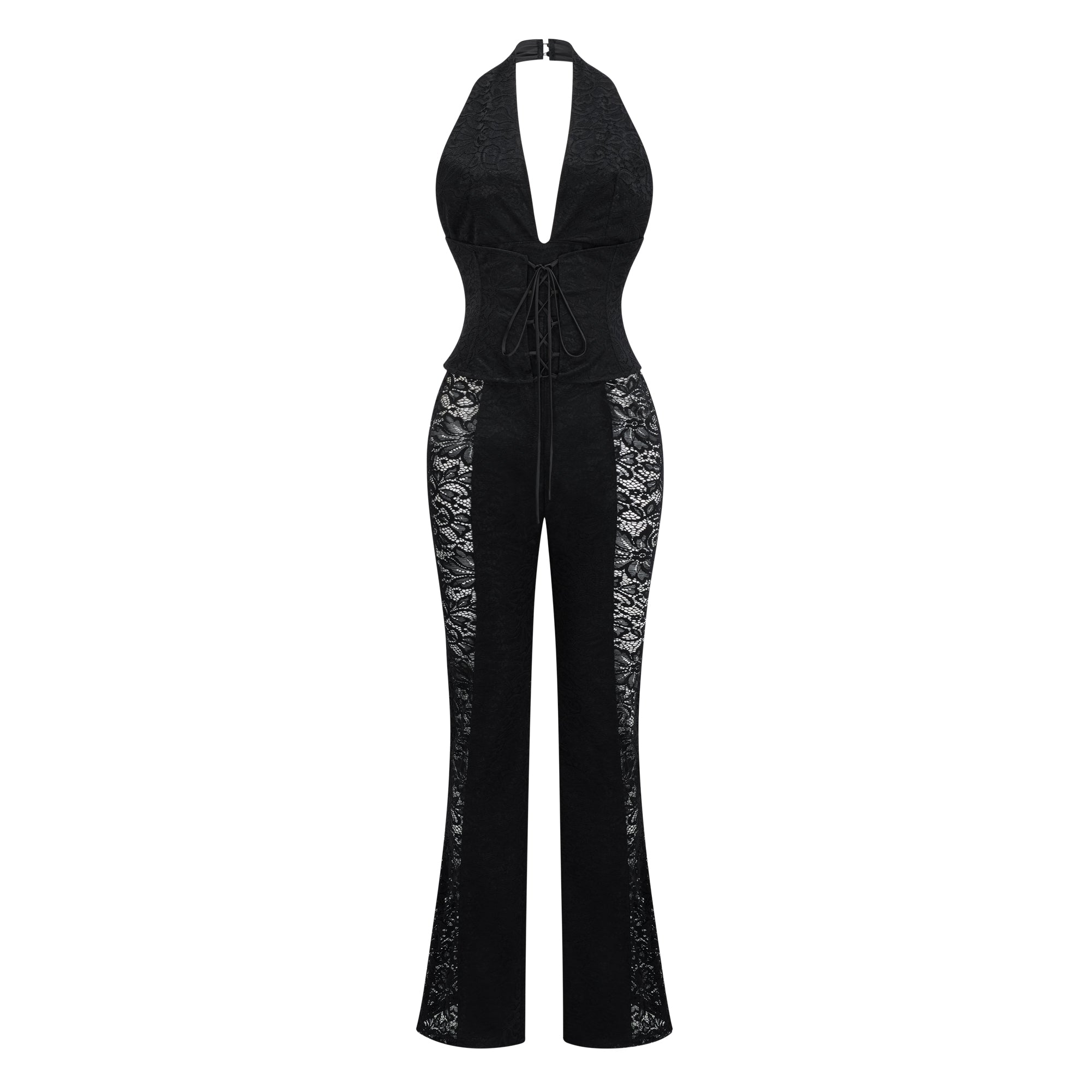 Rosalind Lace Corset Jumpsuit