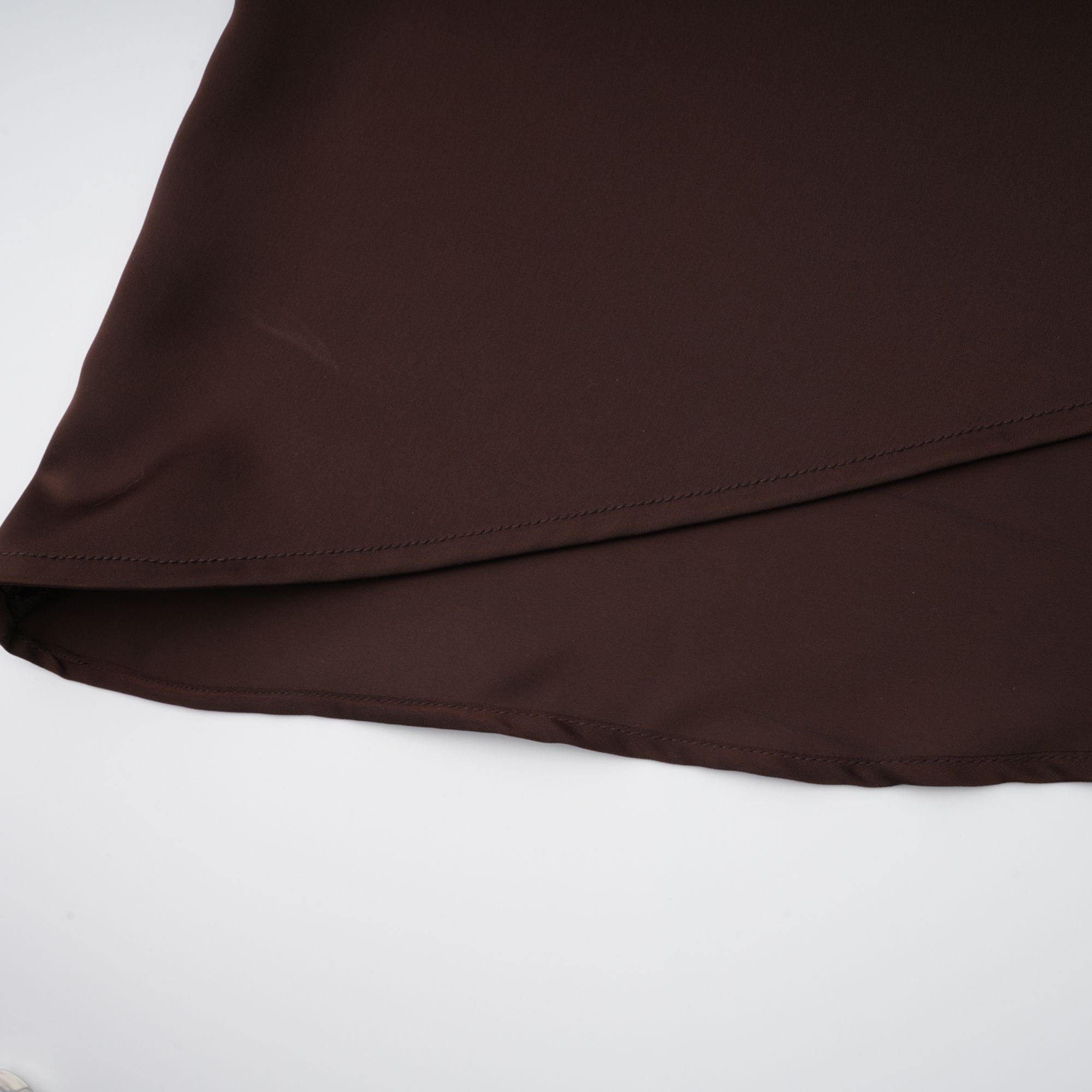 Strapless Ruched Satin Maxi Dress