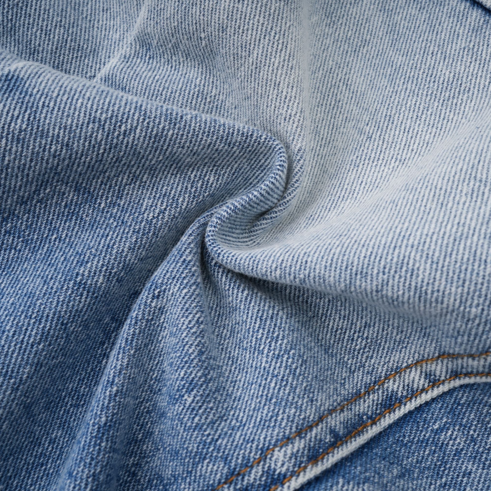 Edda Light Blue Belted Denim Jacket – Miss Rosier - Women's Online