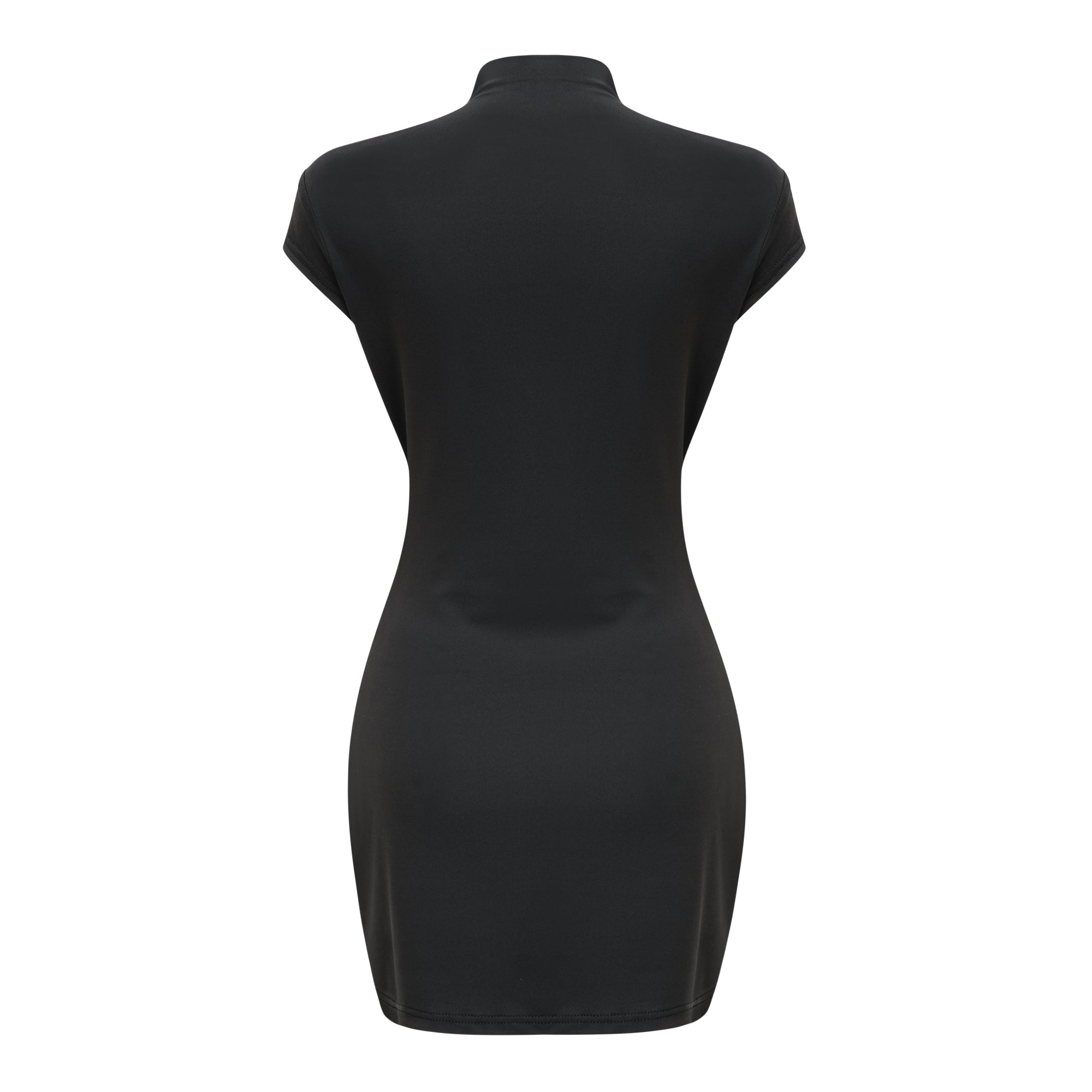 Andrea Black Keyhole Corset Mini Dress – Miss Rosier - Women's