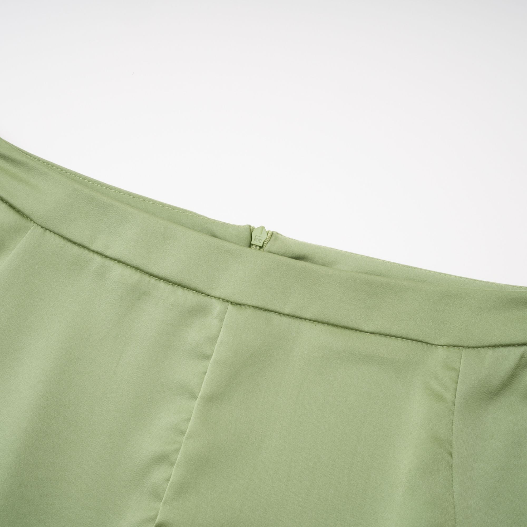 Lace Top & Lace Hankerchief Skirt in Sage