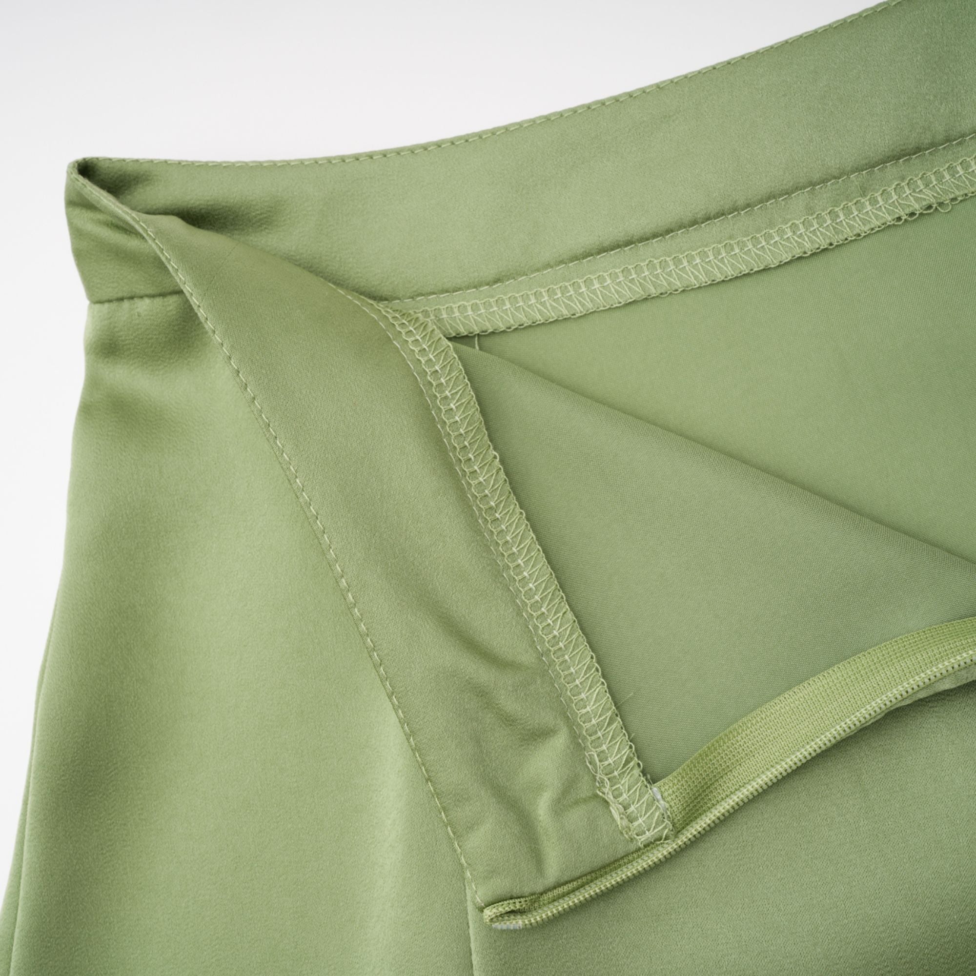 Lace Top & Lace Hankerchief Skirt in Sage