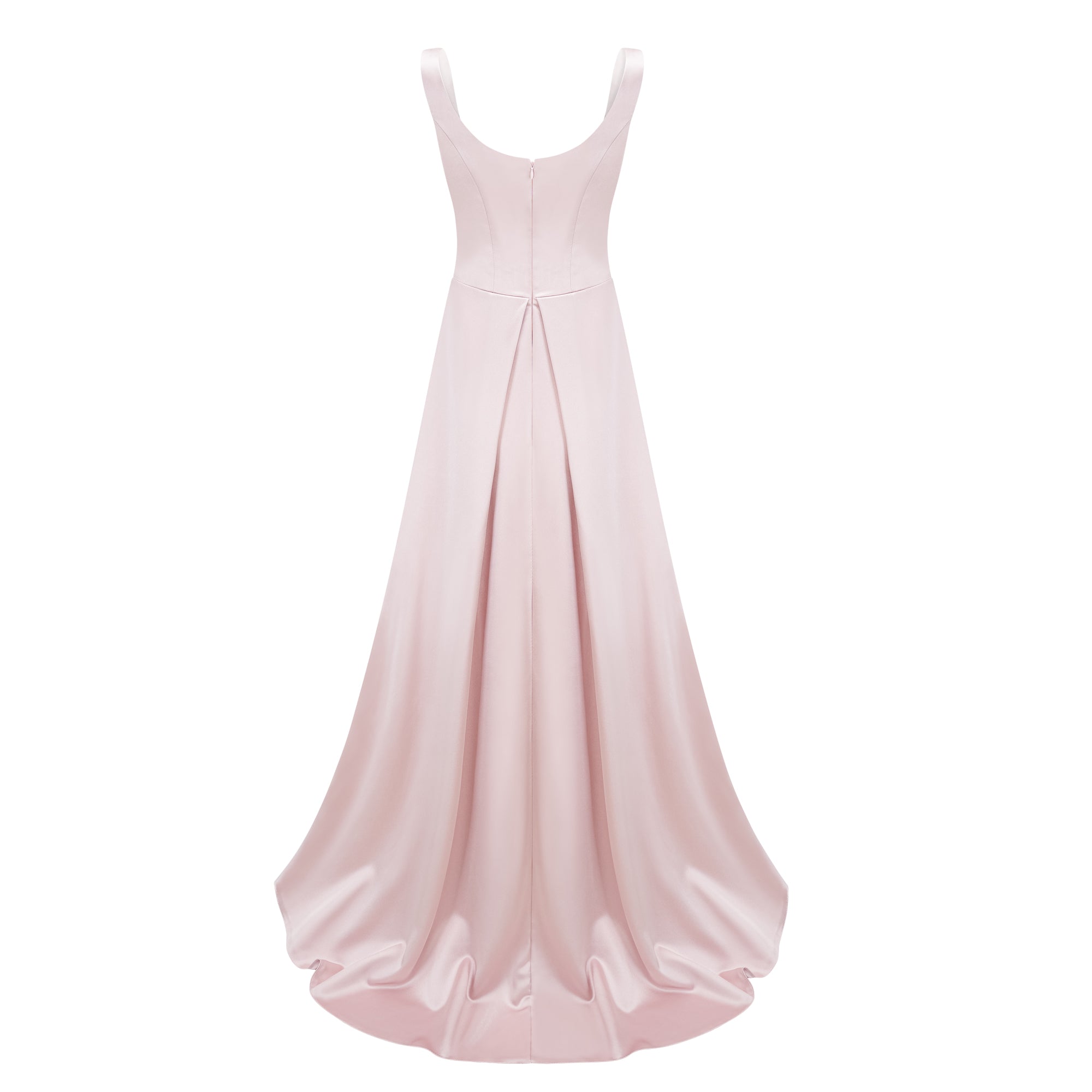 Satin Square Neck Maxi Dress