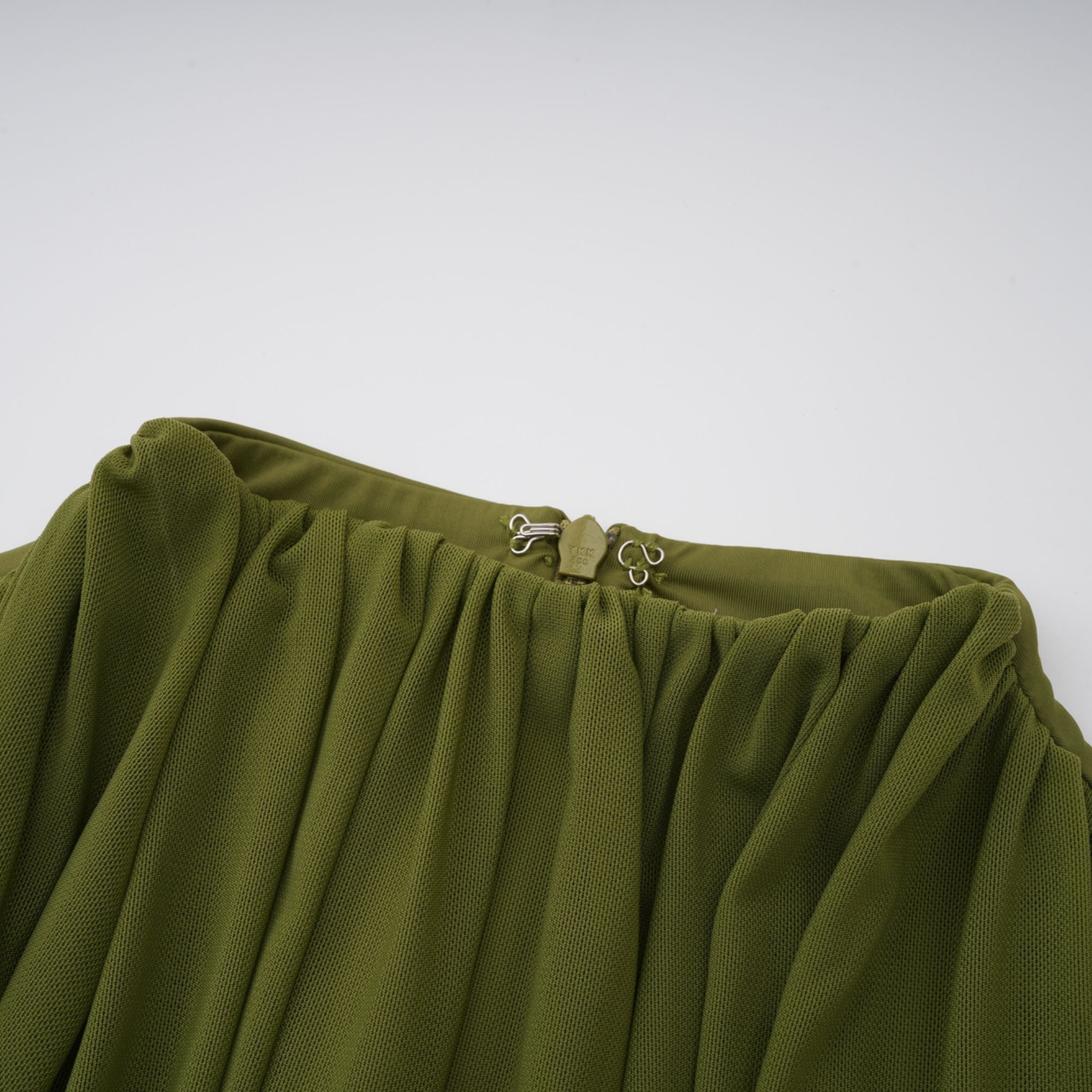 Asymmetrical Ruched Drap Dress